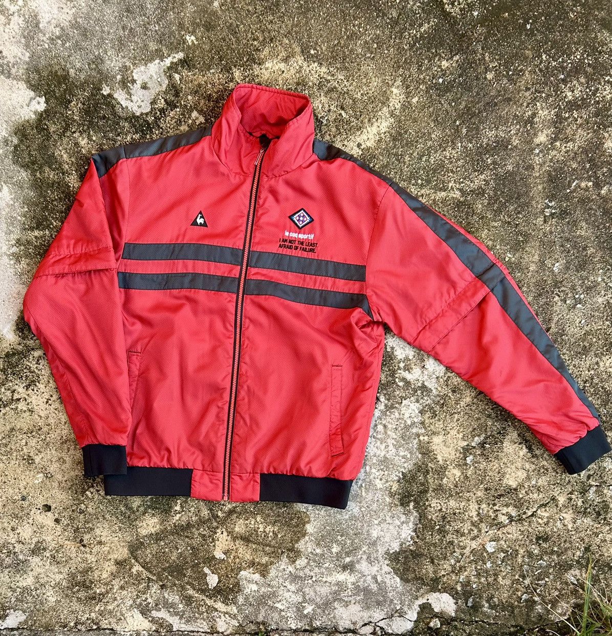 Japanese Brand × Vintage Lecoqsportif Golf Collection Nylon Zipper Jacket Size US L / EU 52-54 / 3 - 1 Thumbnail