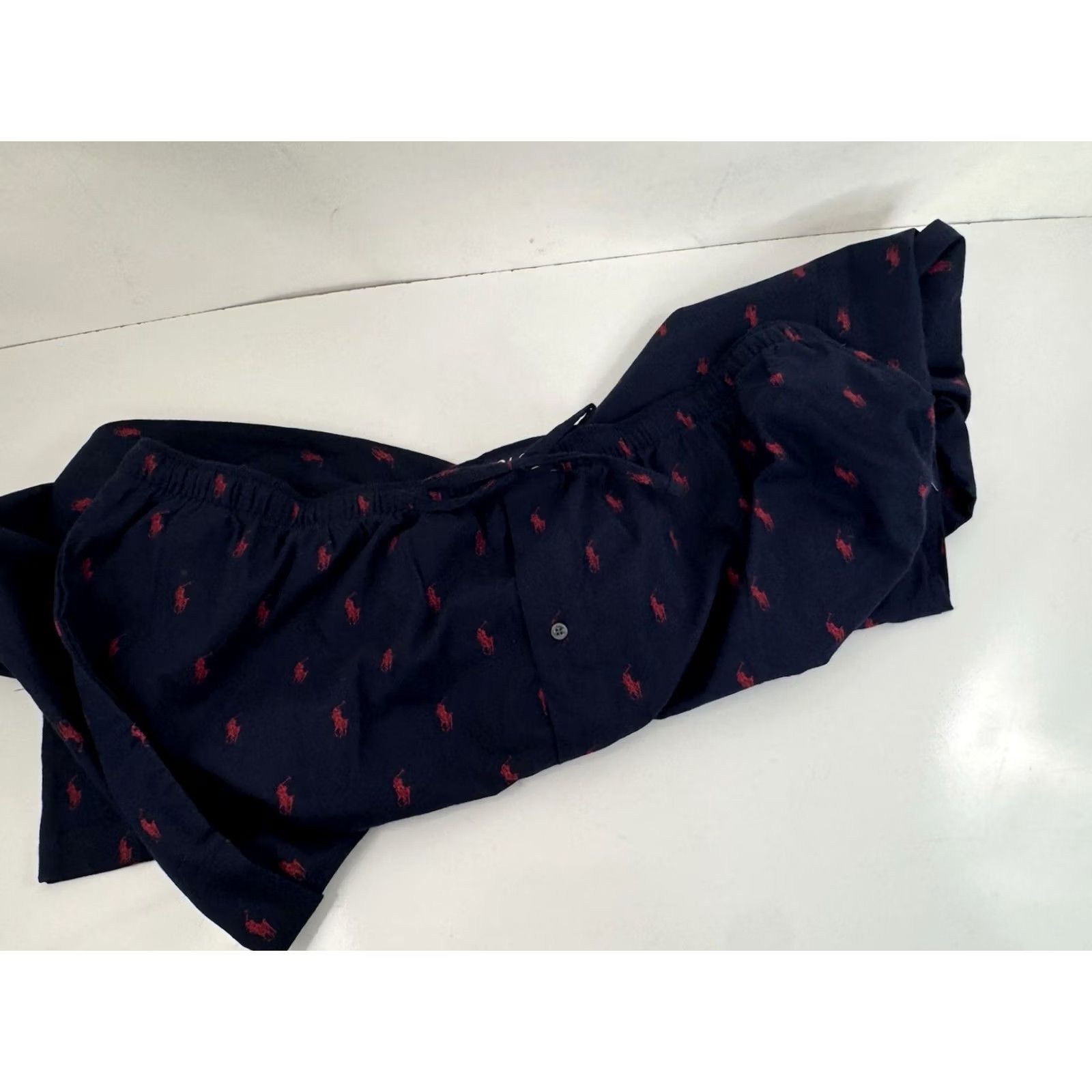 Polo Ralph Lauren Polo Ralph Lauren Pajama Sleep Pants 2XL Logo All Over Drawstring Blue Mens Shirt Pants Nightwear Sleepwear Tag New with Tag Size US XXL / EU 58 / 5 - 3 Thumbnail