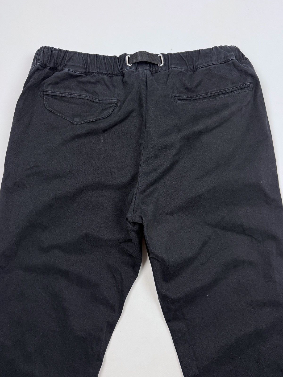 Other White Sand Italy Black Cotton Belted Chino Pants 52 Size US 36 / EU 52 - 6 Thumbnail