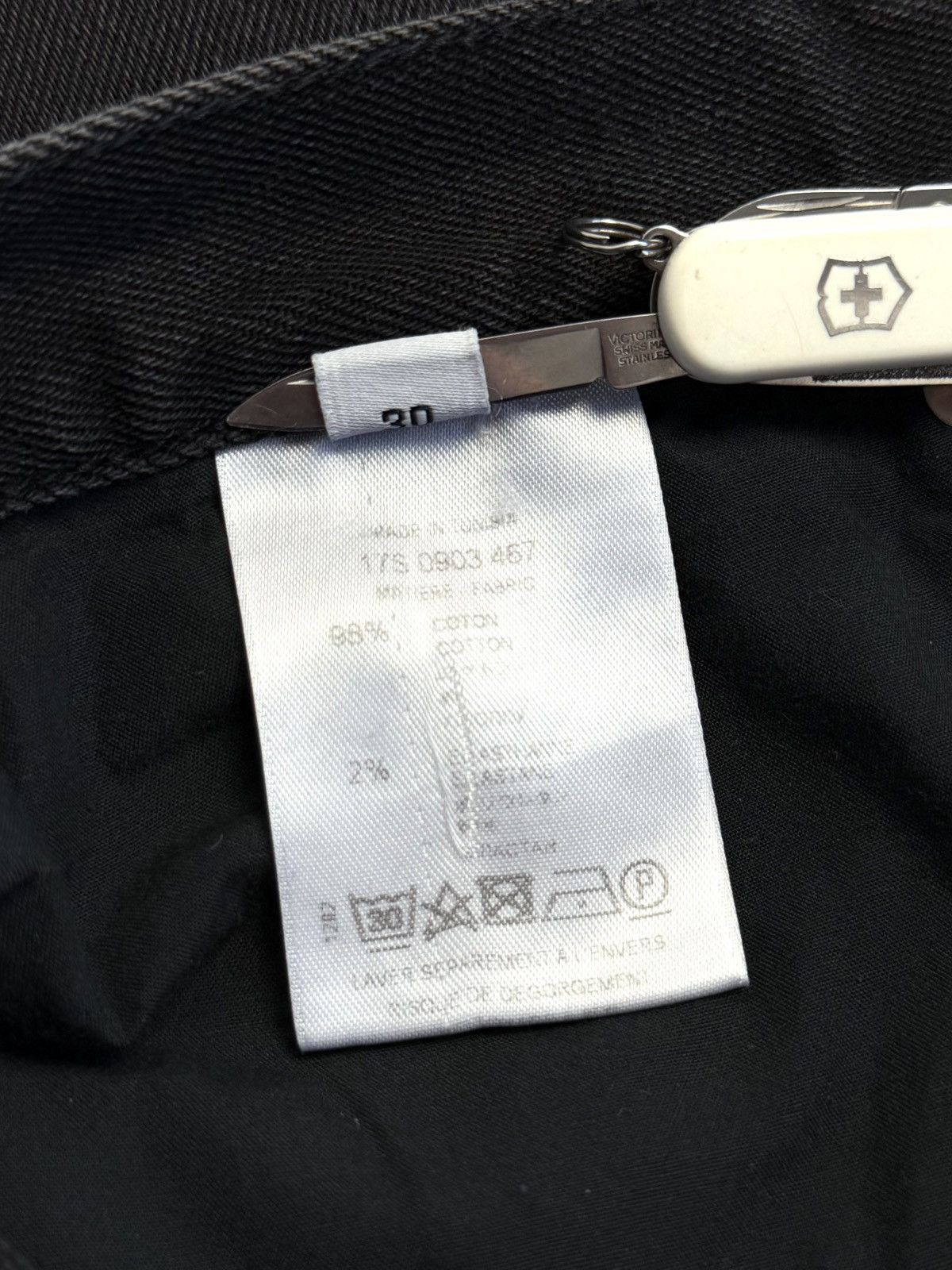 Givenchy Givenchy Zip Biker Black Jeans Washed Moto Archive Designer Size US 30 / EU 46 - 22 Thumbnail