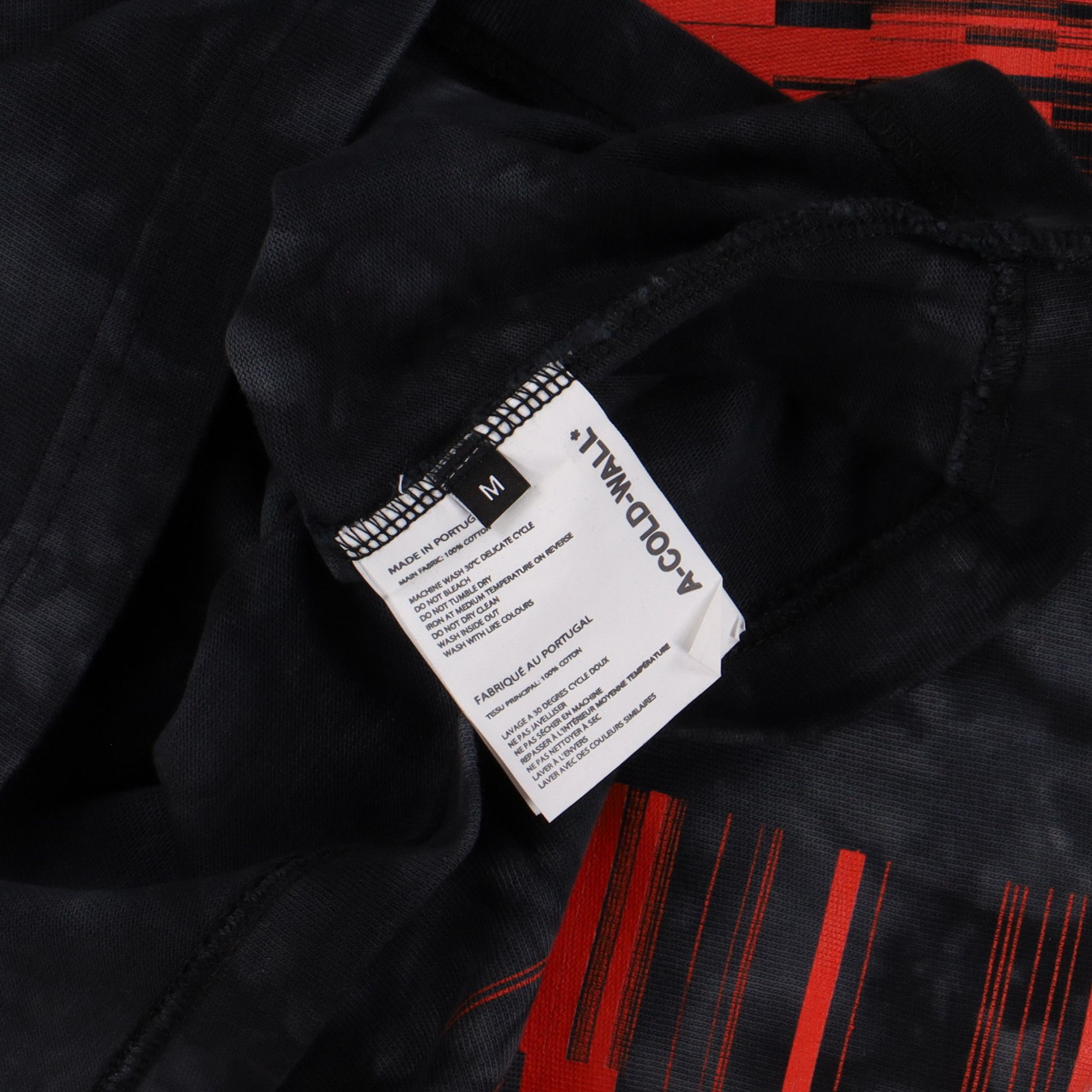 A-COLD-WALL* Black Tie-Dye Lunar New Year Logo Oversized T-Shirt Size US M / EU 48-50 / 2 - 7 Thumbnail