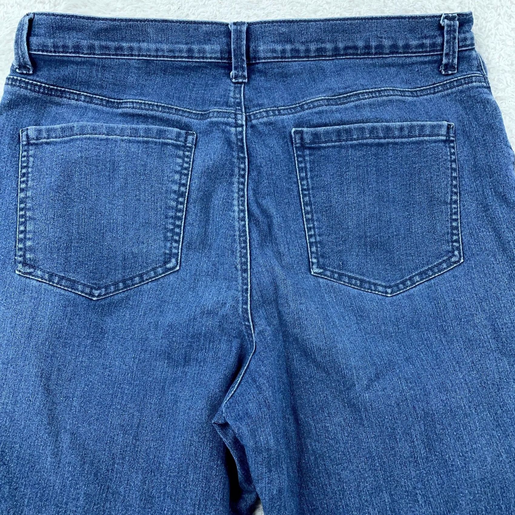 Gloria Vanderbilt Gloria Vanderbilt Jeans Womens 14P Classic Stretch Denim Blue 34x27 Size 36" / US 14 / IT 50 - 3 Thumbnail