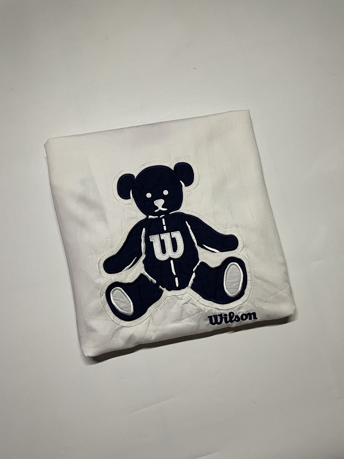Wilson Wilson 1914 Embroidered Bear biglogo Windbreaker jacket Size US M / EU 48-50 / 2 - 2 Thumbnail
