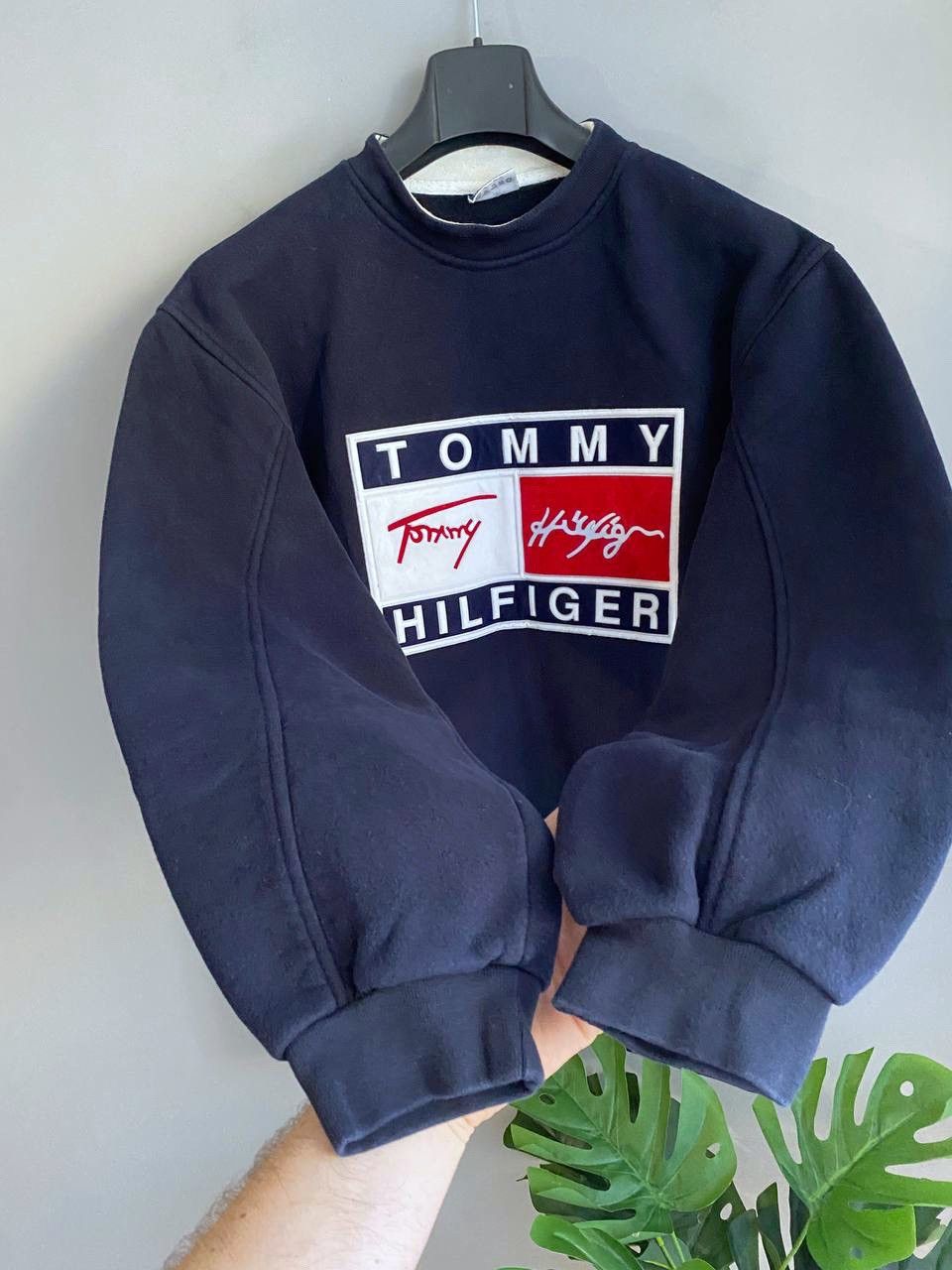 Tommy Hilfiger Tommy Hilfiger Vintage Men`s Sweatshirt Big Logo, Size M Size US M / EU 48-50 / 2 - 4 Thumbnail