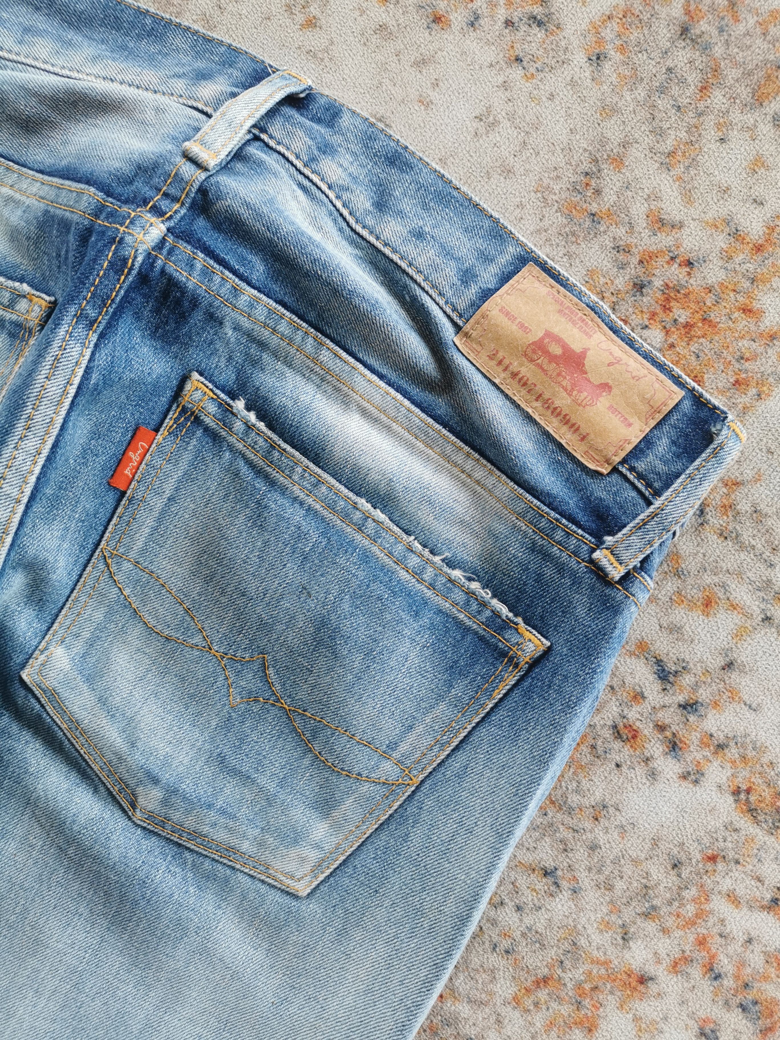 Japanese Brand Women Ungrid Distressed Chain Stitch Jeans Size 32" / US 10 / IT 46 - 10 Thumbnail