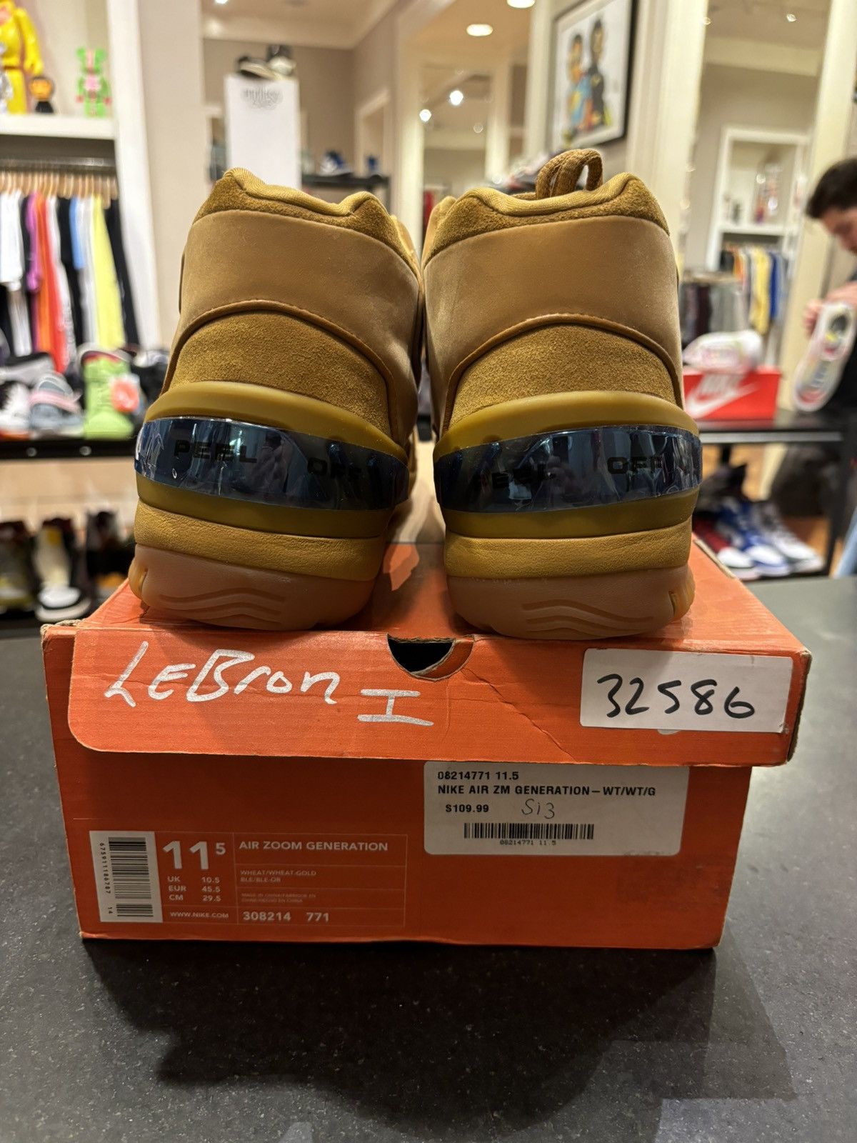 Nike Lebron 1 “Wheat” Size US 11.5 / EU 44-45 - 3 Thumbnail