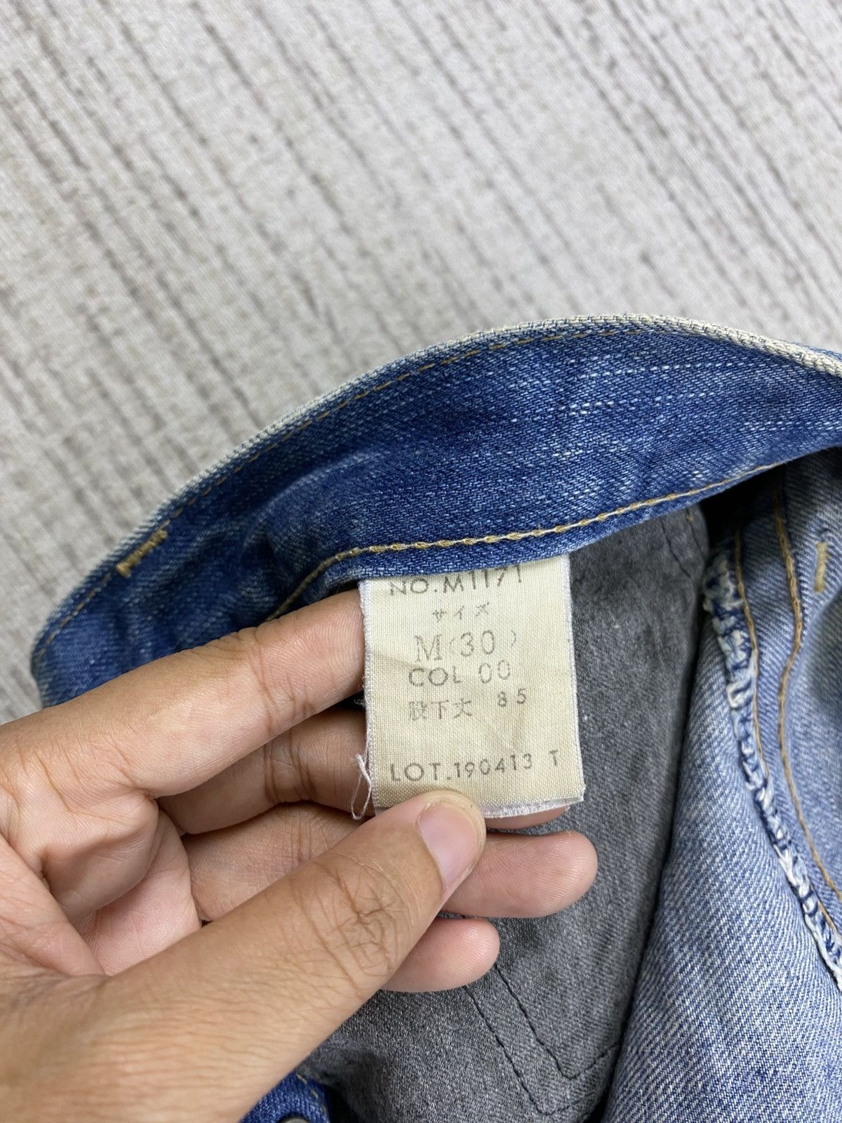 Hysteric Glamour Flare Vintage Blue Way Nippon Light Blue Washed Denim Pants Size US 30 / EU 46 - 15 Thumbnail