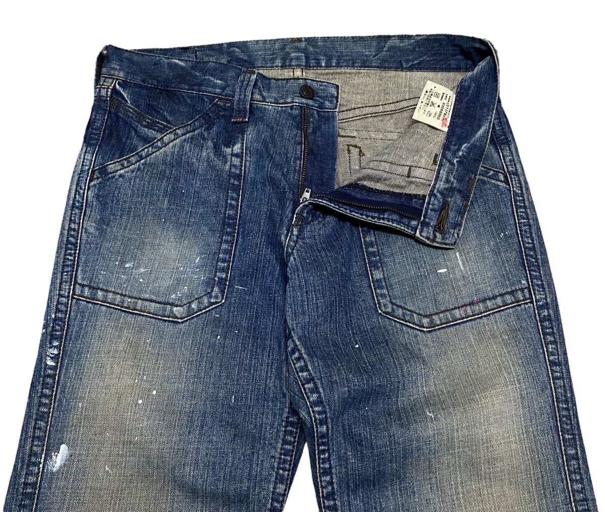 If Six Was Nine × Japanese Brand Rare Design Vintage Japanese Brand Bobson Flared Jeans 2000s Size US 31 - 6 Thumbnail