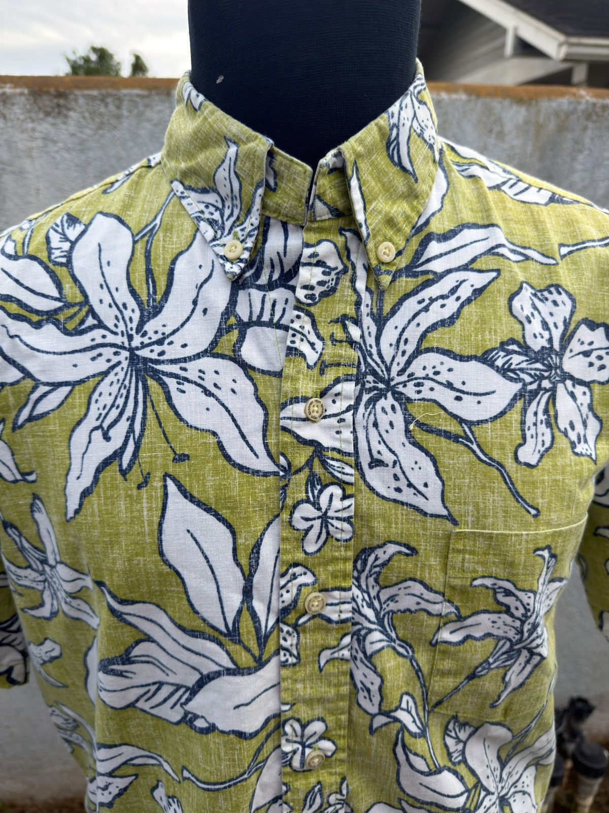 Reyn Spooner PreOwned Reyn Spooner Classic Fit Green Hawaiian Men's M Size US M / EU 48-50 / 2 - 3 Thumbnail
