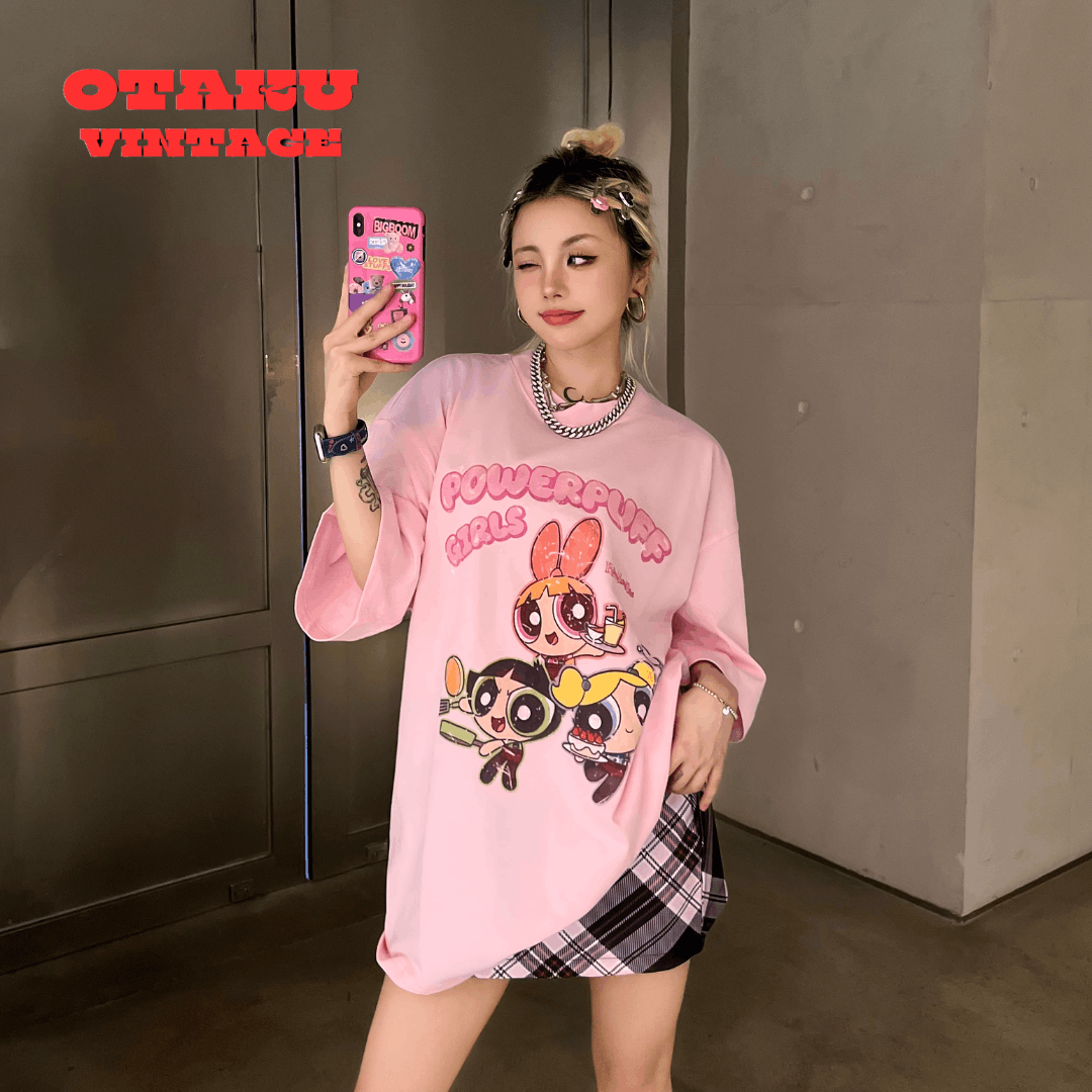 Vintage Vintage Powerpuff Girls Pink Tee Size US L / EU 52-54 / 3 - 2 Thumbnail