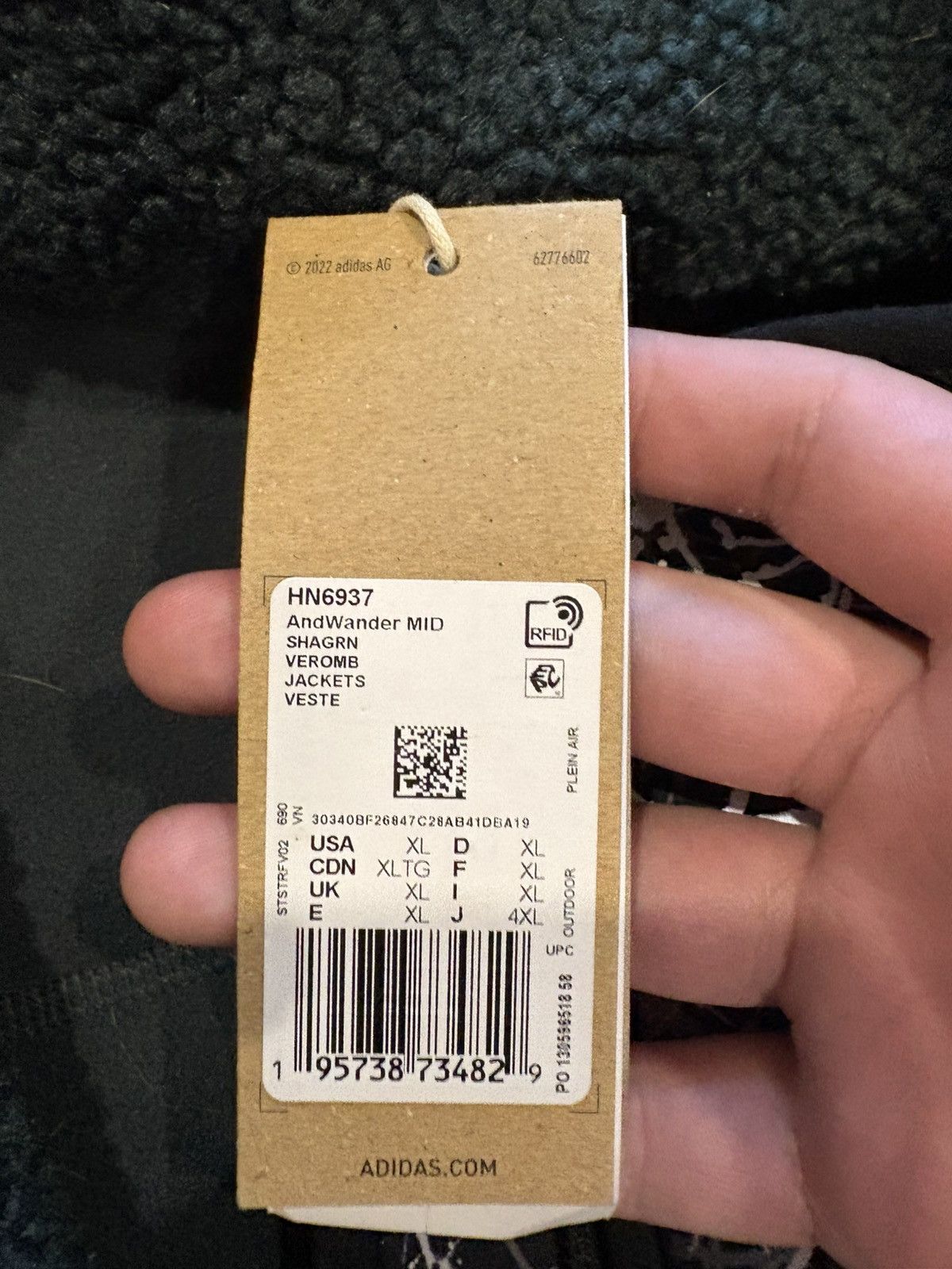 Adidas × And Wander And Wander x Adidas 3M Sherpa Size US XL / EU 56 / 4 - 5 Thumbnail