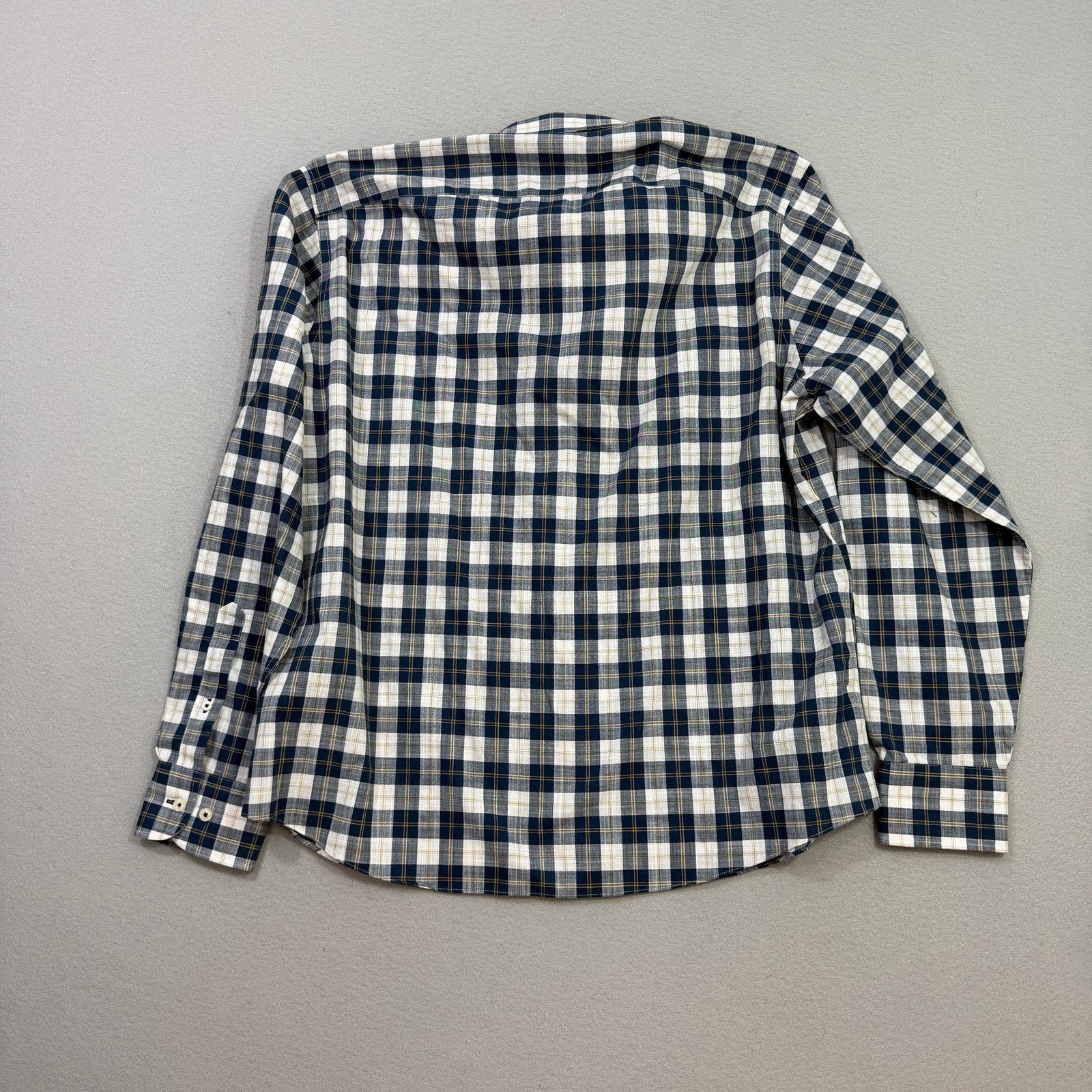 UNTUCKit Untuckit Shirt Large Blue Plaid Check Button Up Long Sleeve Size US L / EU 52-54 / 3 - 5 Thumbnail