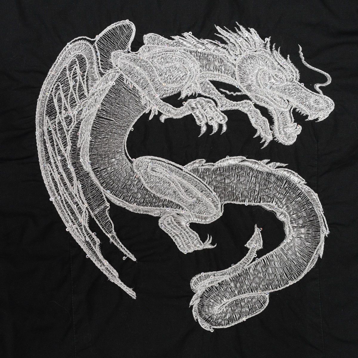 Versace Jeans Couture Versace Jeans Couture Vintage Shirt Dragon Print Black Rare Size US XL / EU 56 / 4 - 13 Thumbnail