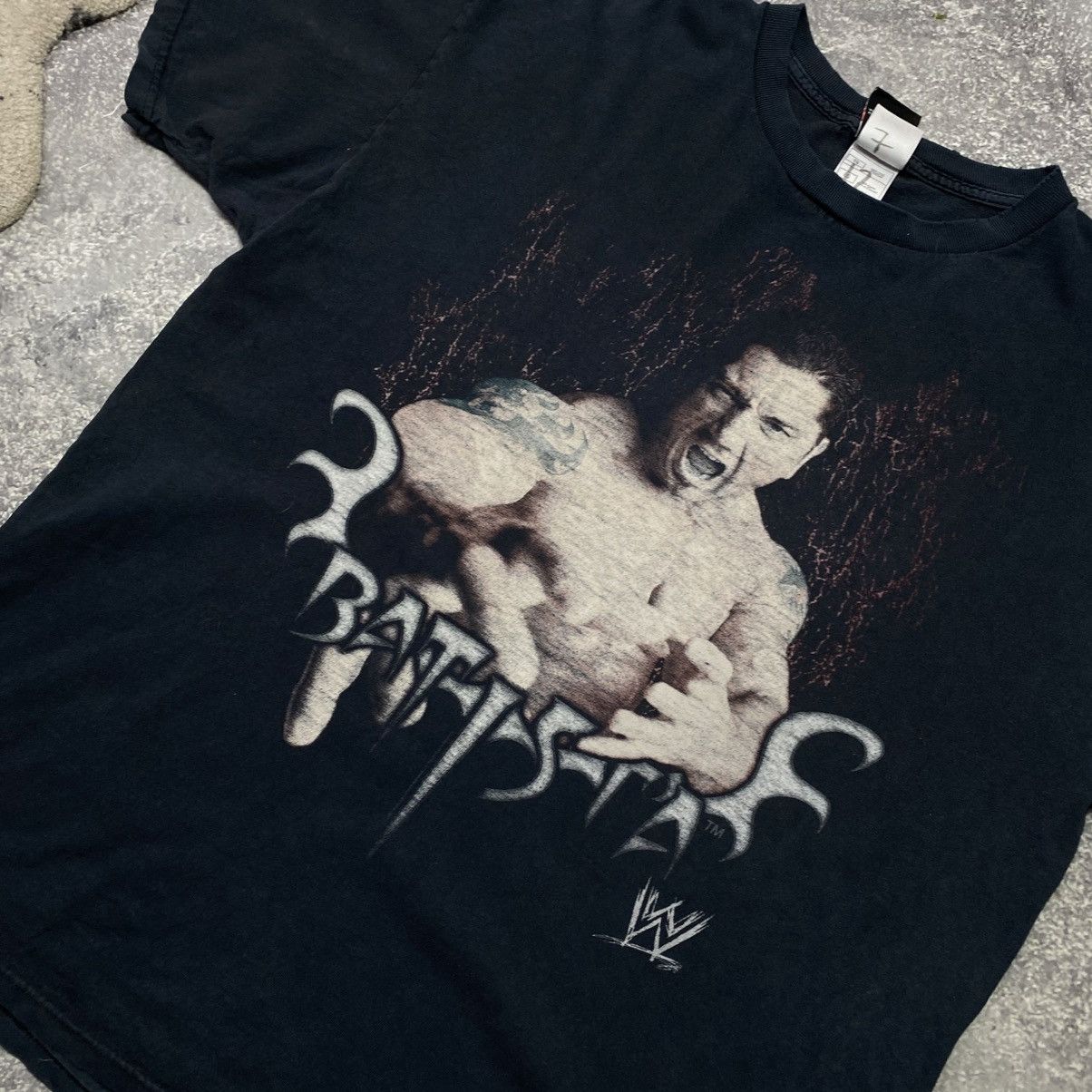 WWE Vintage Wwe Wrestling Batista 2007 Big Logo tee size XL Size US XL / EU 56 / 4 - 2 Thumbnail
