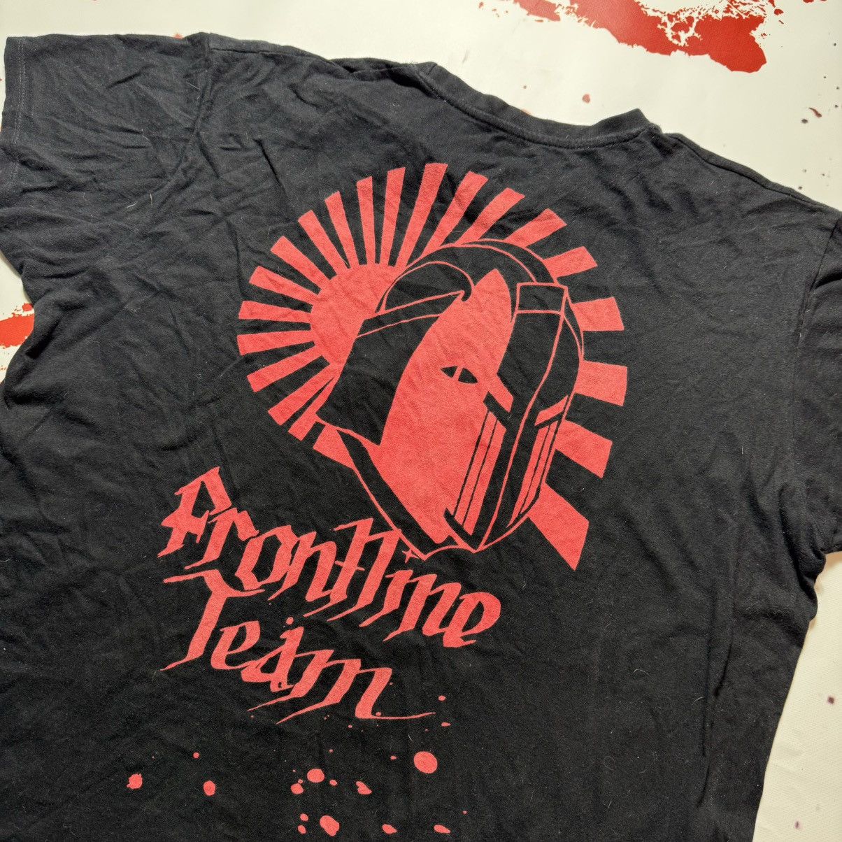 Band Tees × Vintage vintage 90s rock tees frontline team band tees Size US XL / EU 56 / 4 - 2 Thumbnail
