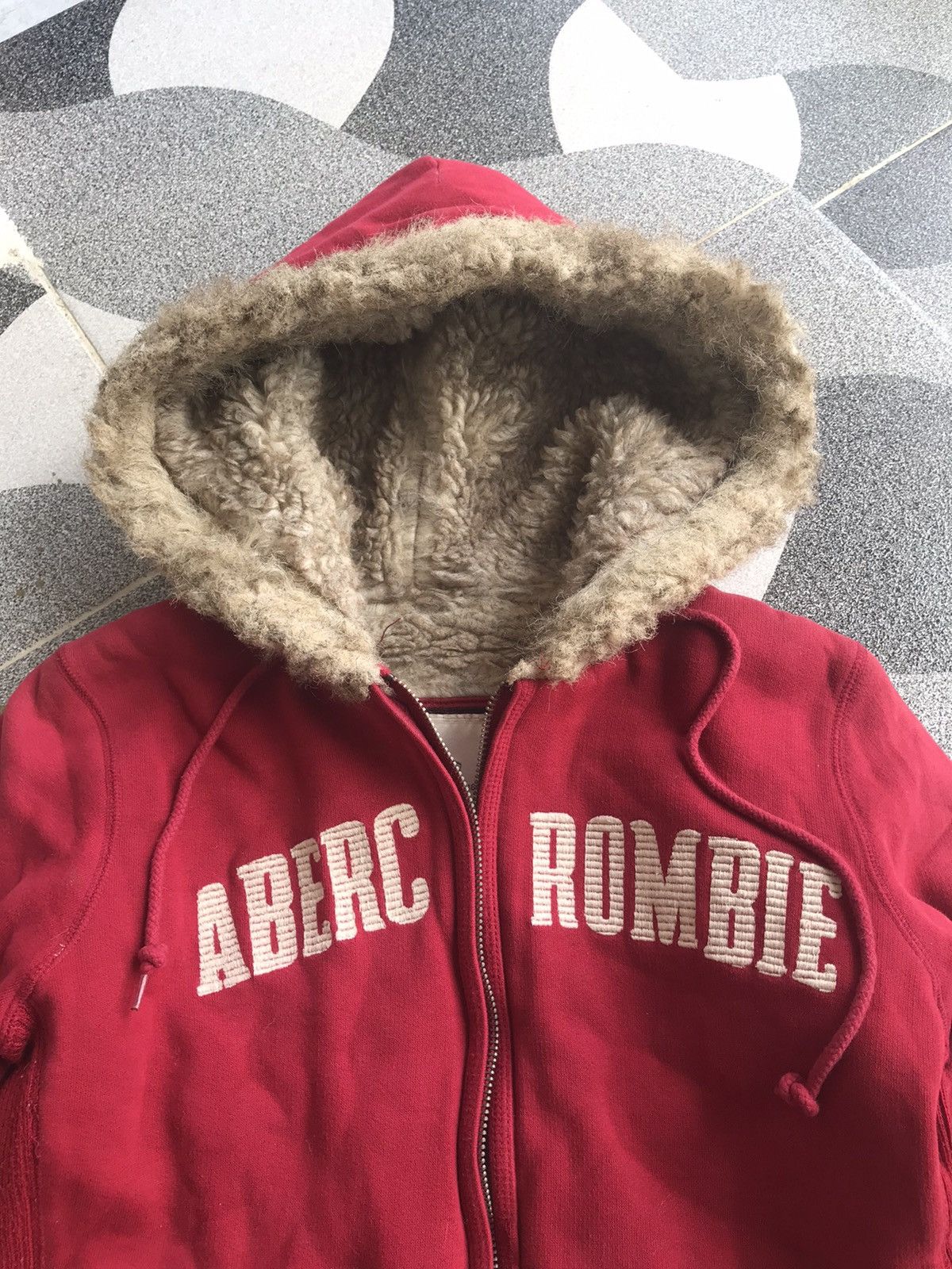 If Six Was Nine Abercrombie Winter Fur Zip Hoodie Size US M / EU 48-50 / 2 - 4 Thumbnail