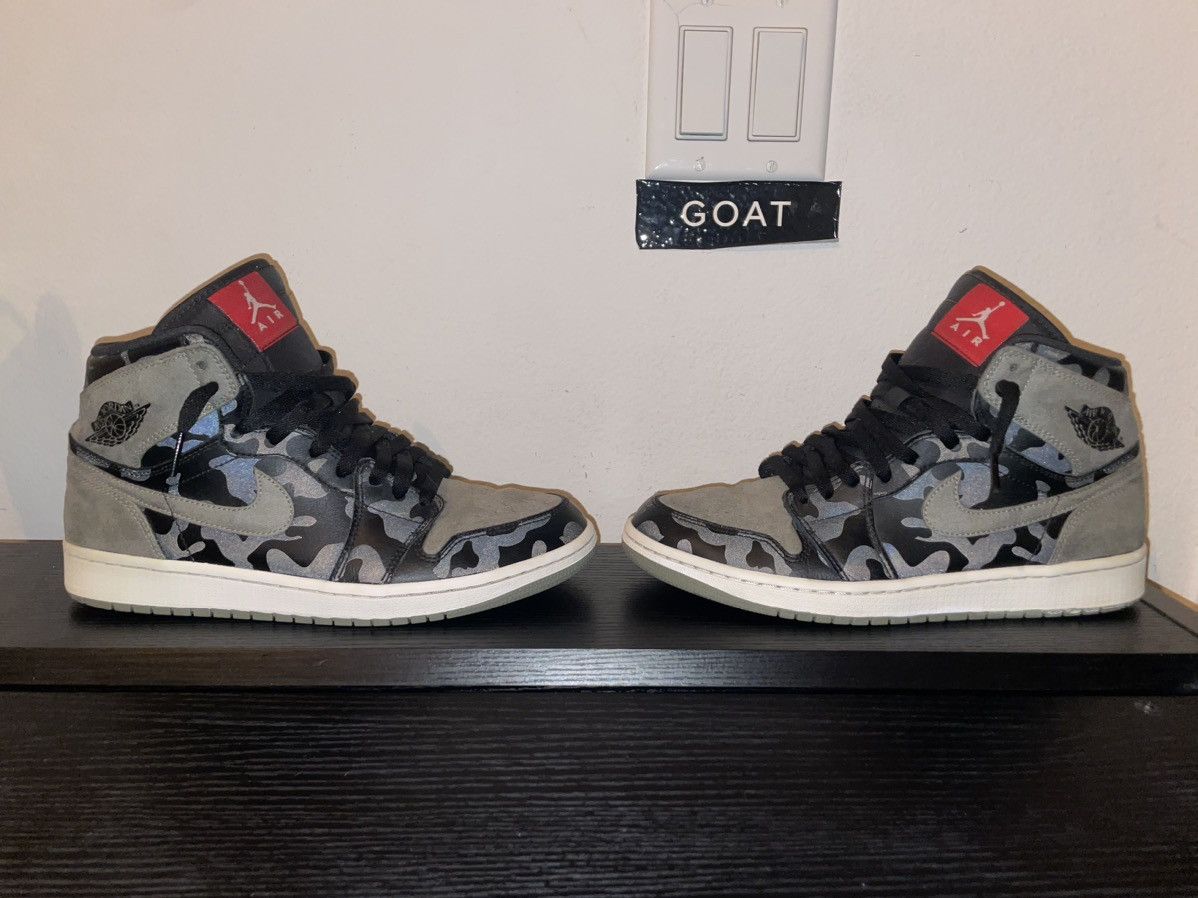 Jordan Brand × Nike Air Jordan 1 Retro High Premium “Shadow Camo” Size US 8.5 / EU 41-42 - 2 Thumbnail