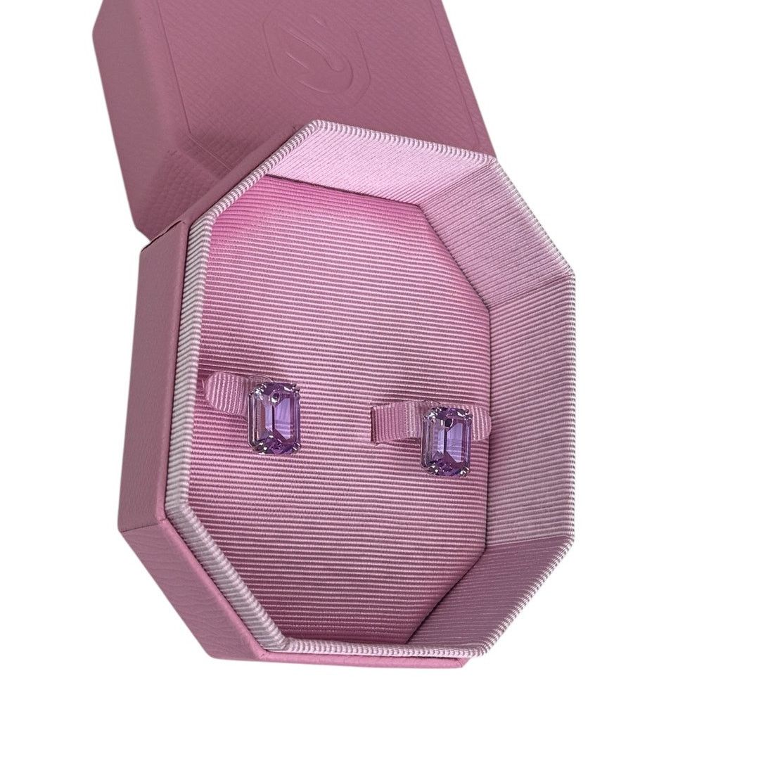 Swarovski Swarovski Millenia Stud Earrings, Octagon Cut, Purple Size ONE SIZE - 2 Thumbnail