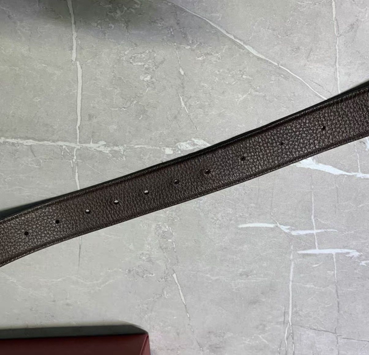 Salvatore Ferragamo Ferragamo Logo Smooth Buckle Leather Belt J42 Size ONE SIZE - 5 Thumbnail