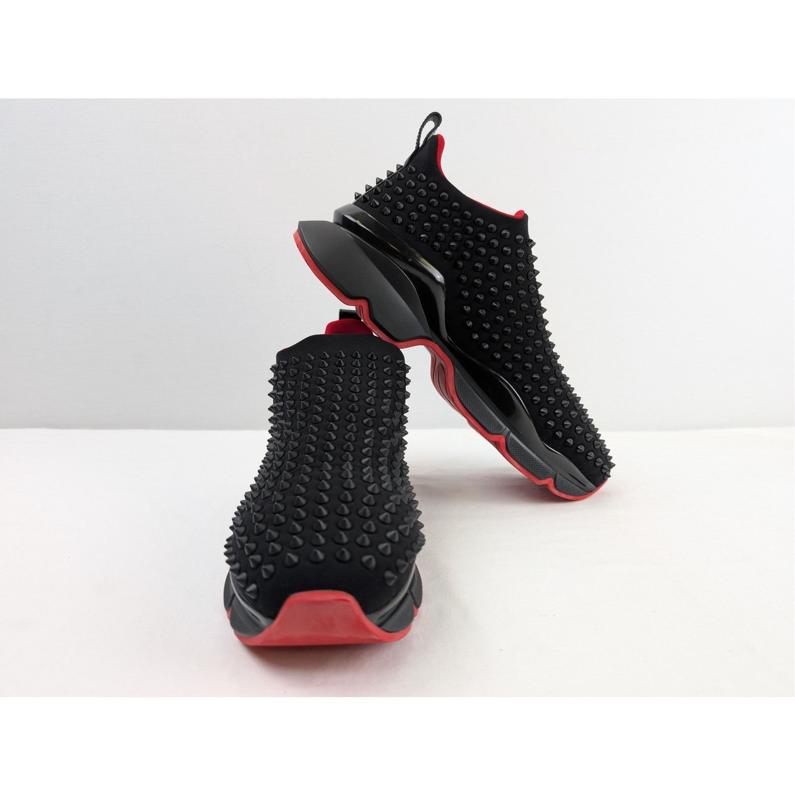 Christian Louboutin o1rshd1 Spike Sock Flat Shoe Boots Sneakers in Black 42 Size US 9 / EU 42 - 18 Thumbnail