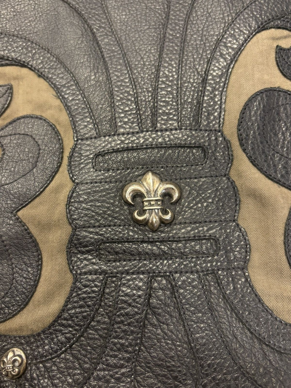Chrome Hearts Chrome Hearts Fleur Patch olive green shirt Size US M / EU 48-50 / 2 - 10 Thumbnail