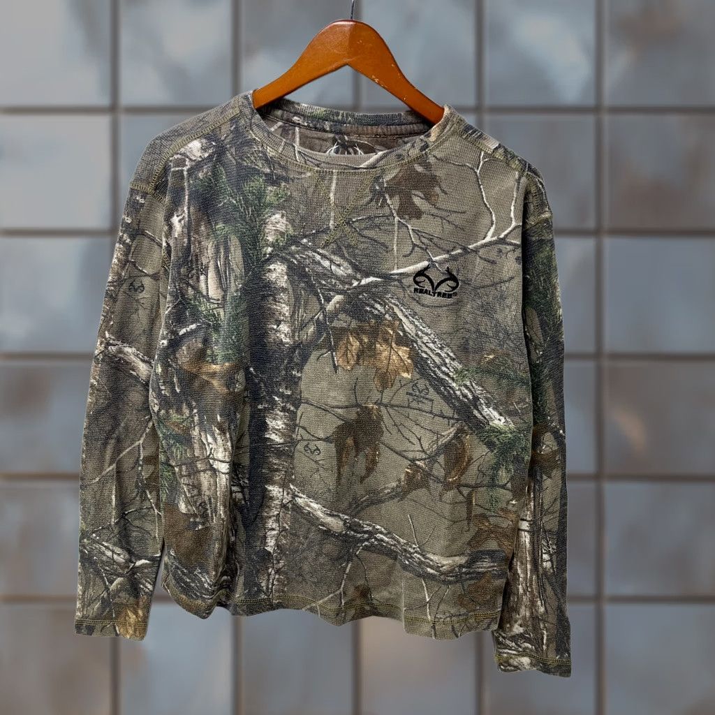 Realtree Vintage Realtree Camo Thermal Waffle Knit Shirt M Size US M / EU 48-50 / 2 - 1 Thumbnail