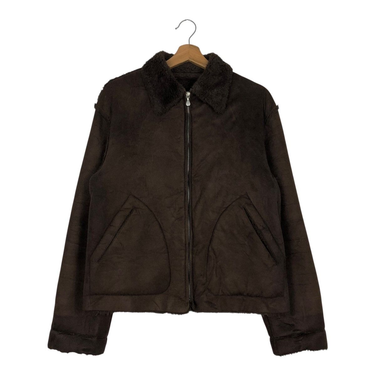 Paul Smith 🔥VINTAGE SHEARLING BIKER JACKET BLANKET PAUL SMITH MINK FUR Size US M / EU 48-50 / 2 - 3 Thumbnail