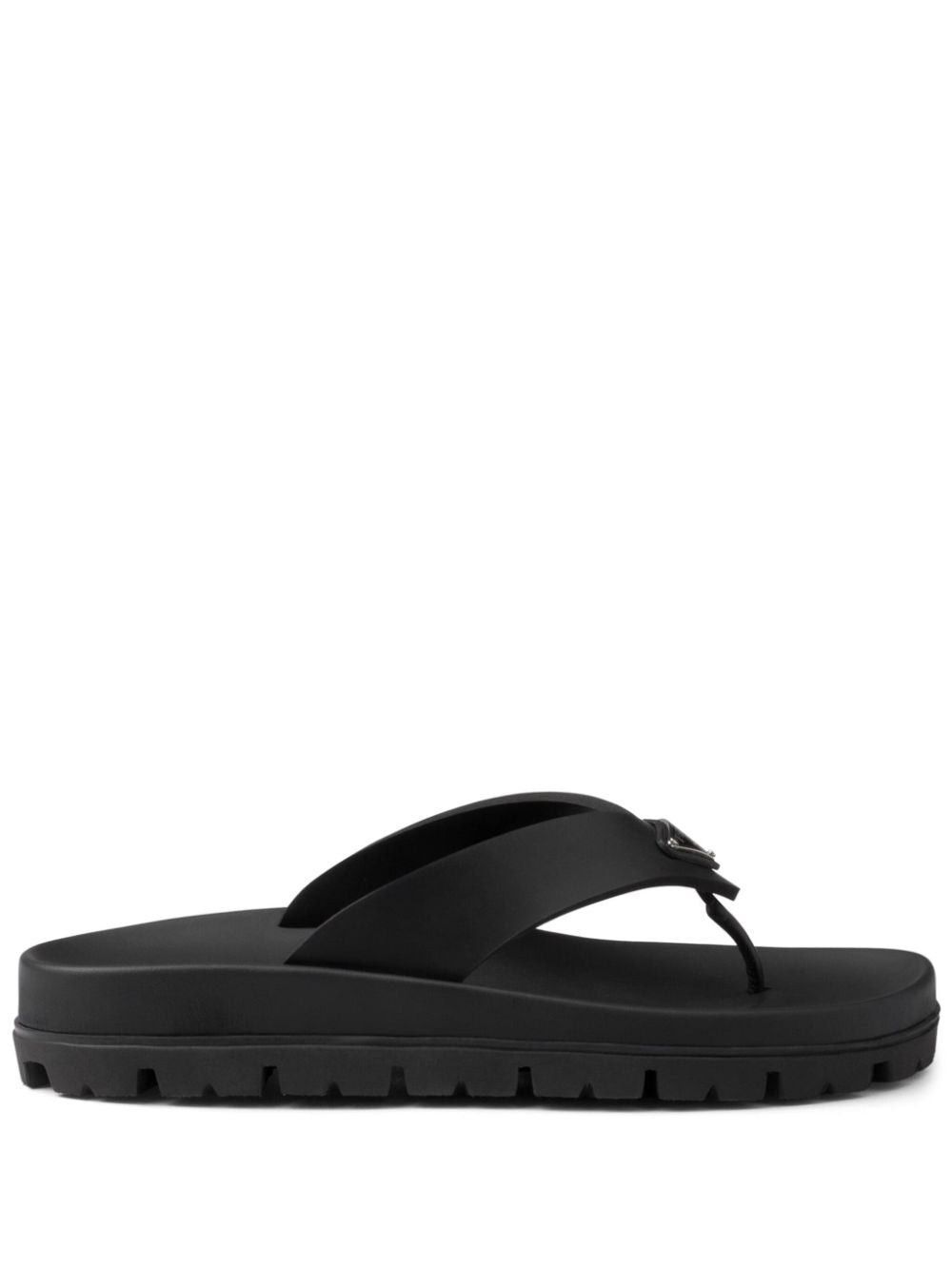 image of Prada Flip Flops Size 36 in Nero, Women's