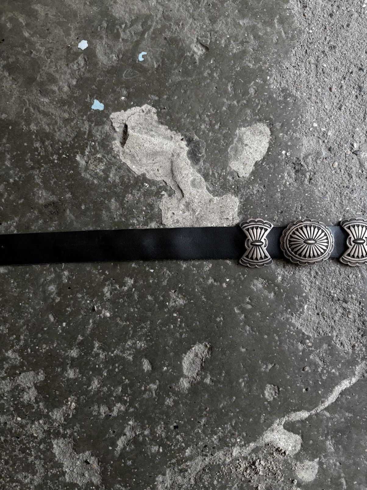 Other CALVIN MARTINEZ INGOT STERLING SILVER CONCHO BELT Size ONE SIZE - 7 Thumbnail