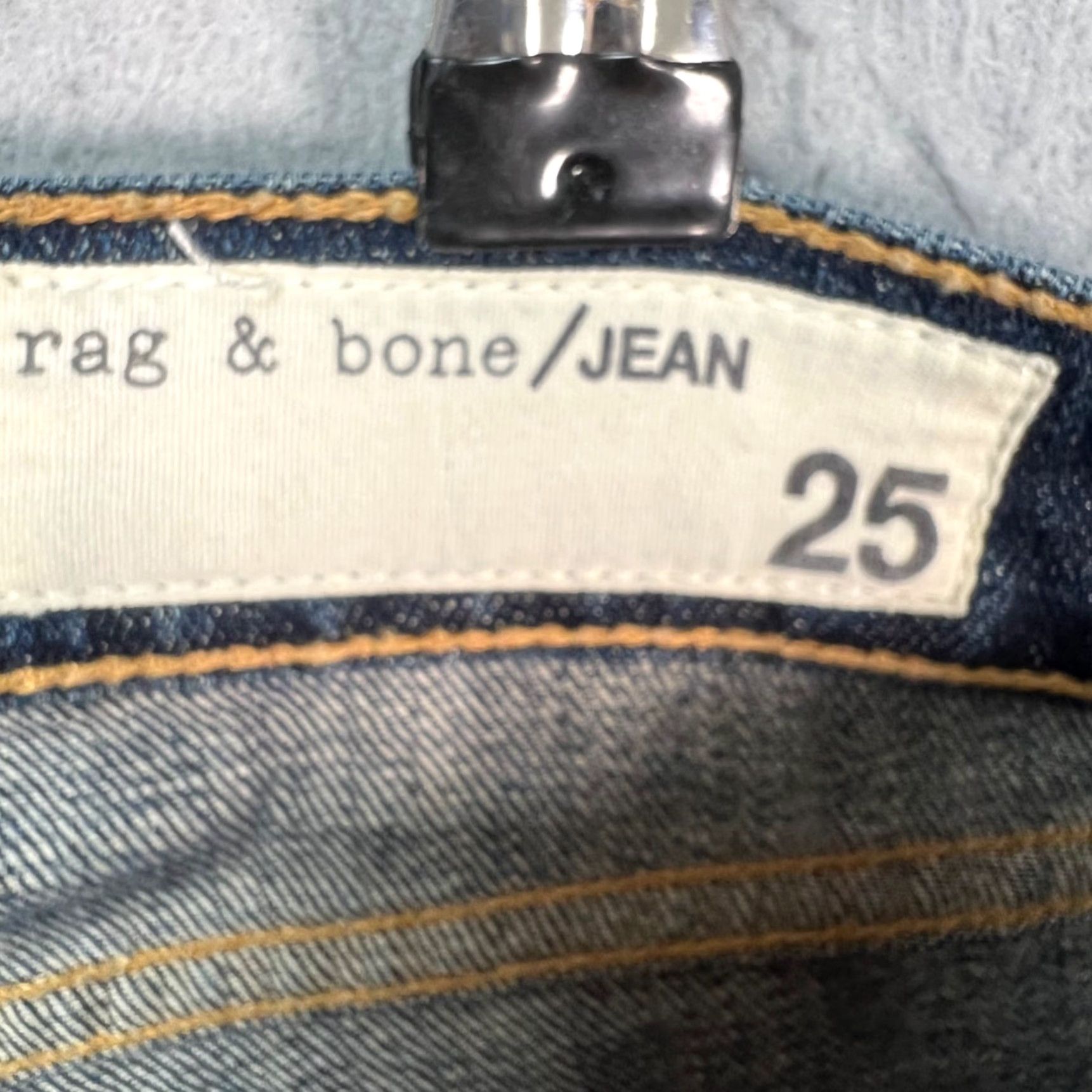 Rag & Bone Rag & Bone Womens Size 25 Tomboy Skinny Mid-Rise Jeans Blue Denim Size 42" / US 20 - 3 Thumbnail