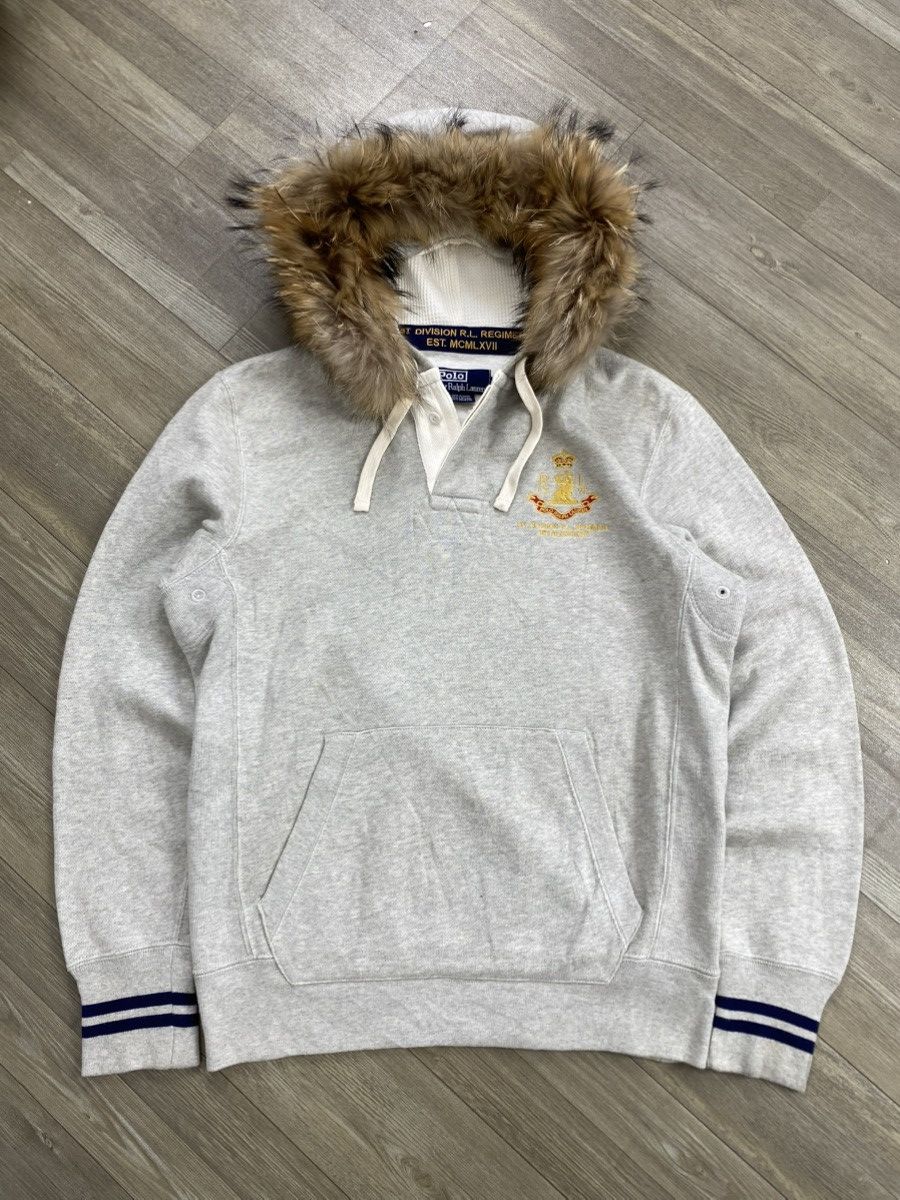 Lo Life 1990s Polo Ralph Lauren Fur ZipHoodie IfSixWasNine LGB Style Size US L / EU 52-54 / 3 - 1 Thumbnail