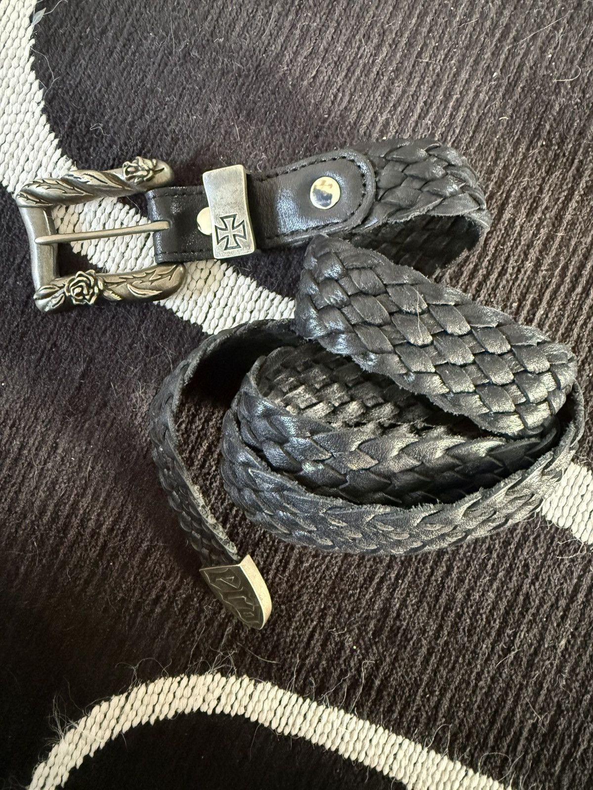ERD Port of Souls Woven Leather Belt