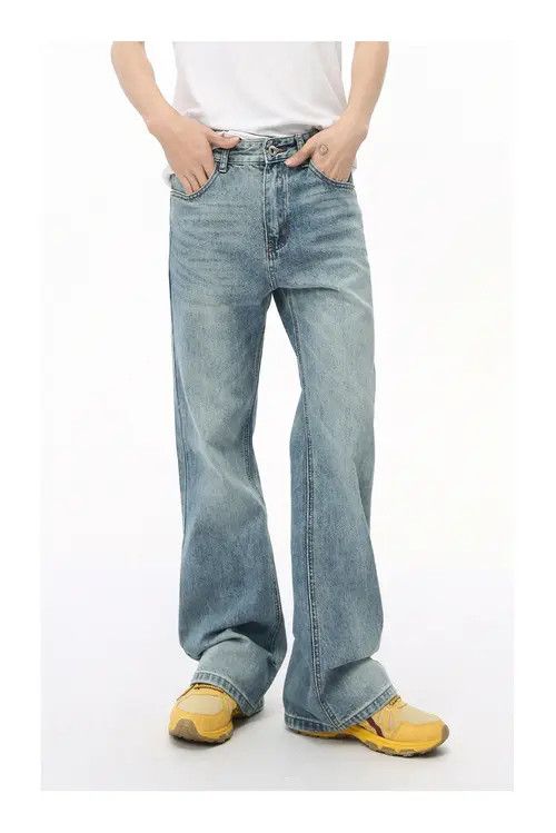VIBE American high street retro flared washed jeans Size US 32 / EU 48 - 4 Thumbnail