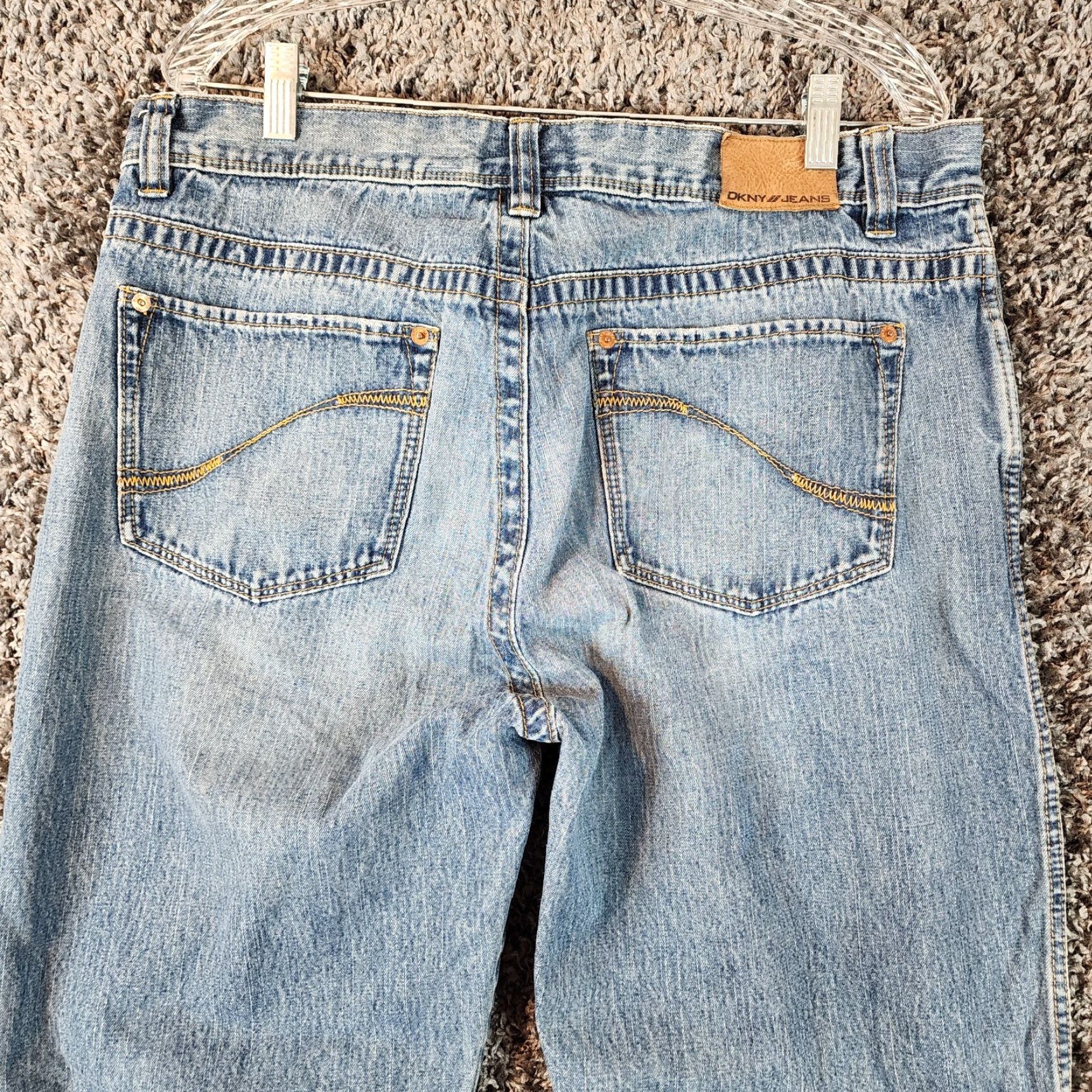 DKNY DKNY Jeans Men Straight Blue Denim 36x32 Mens Size US 36 / EU 52 - 6 Thumbnail