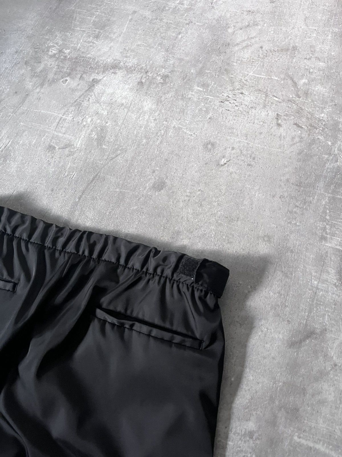 Prada Prada S/S 18 Gabardine Black Nylon Strap Pants Size US 30 / EU 46 - 12 Thumbnail