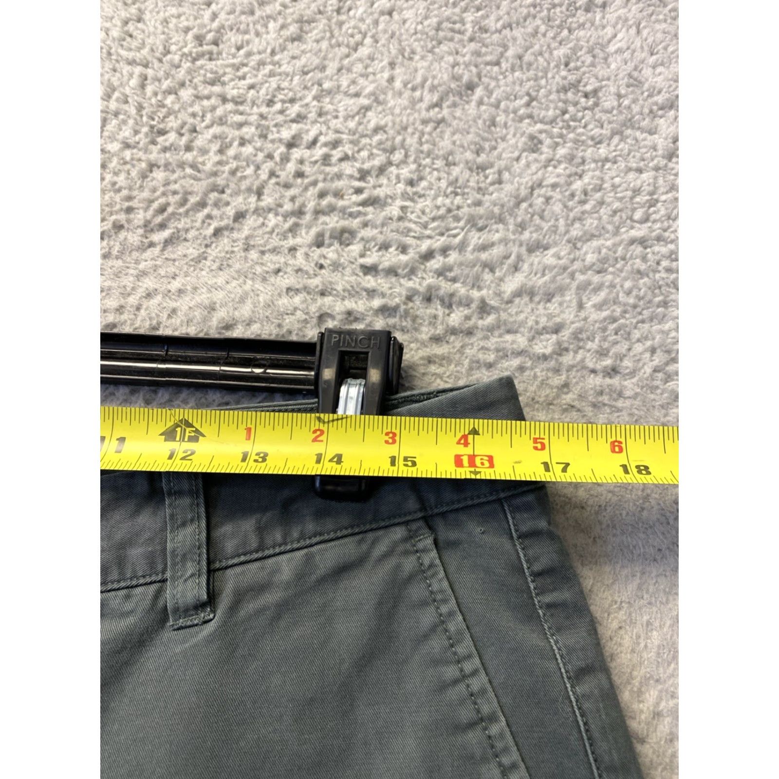 Bonobos Bonobos Chino Pants Mens 33x32 Olive Green Slim fit Straight Leg 32 Inseam Casual Smart-Casual Size US 33 - 3 Thumbnail