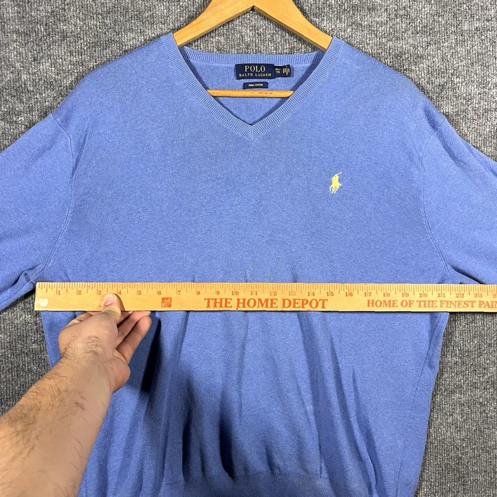 Polo Ralph Lauren Polo Ralph Lauren Sweatshirt Mens XL Blue Size US XL / EU 56 / 4 - 6 Thumbnail
