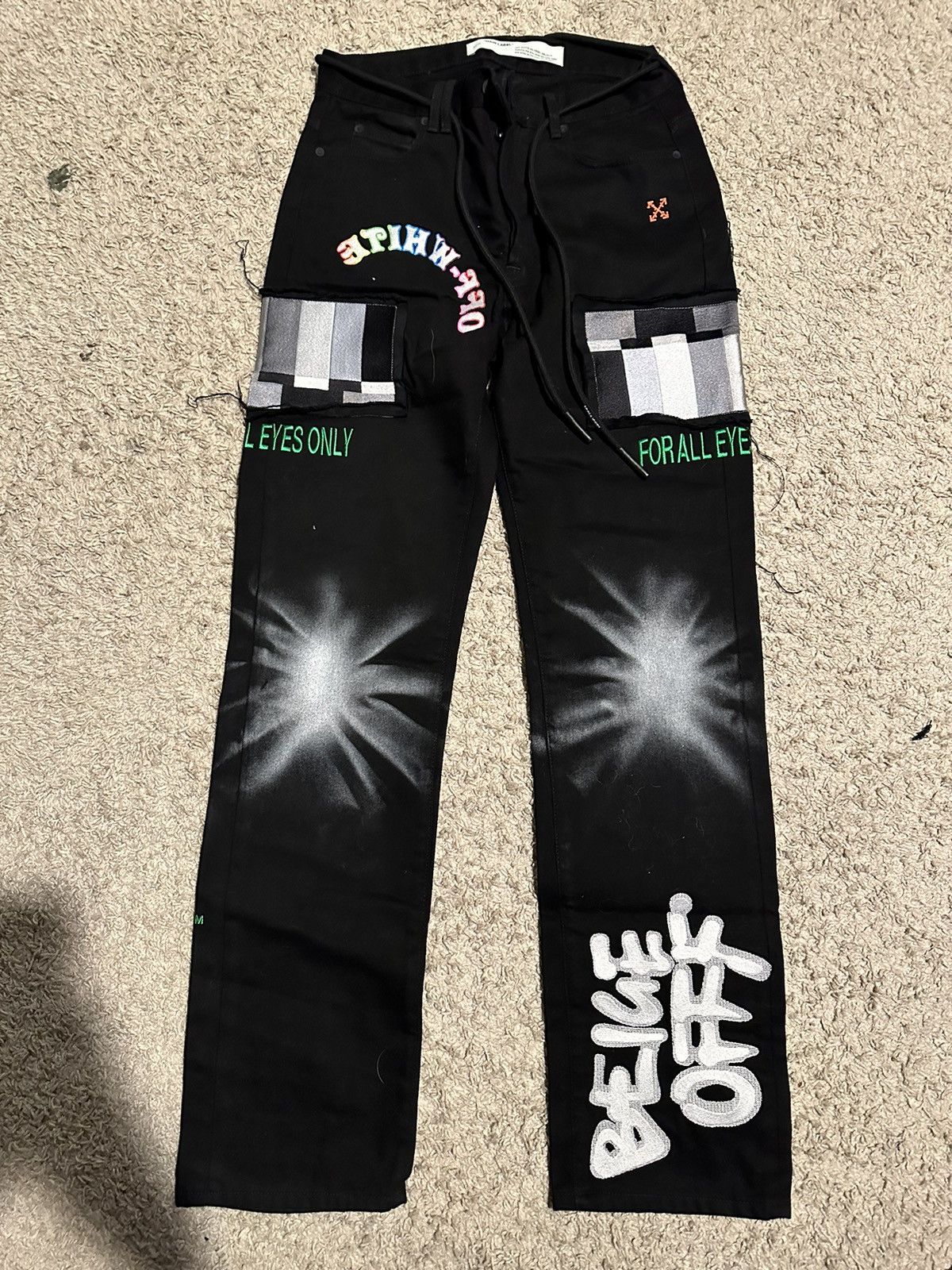 Off white ev bravado jeans