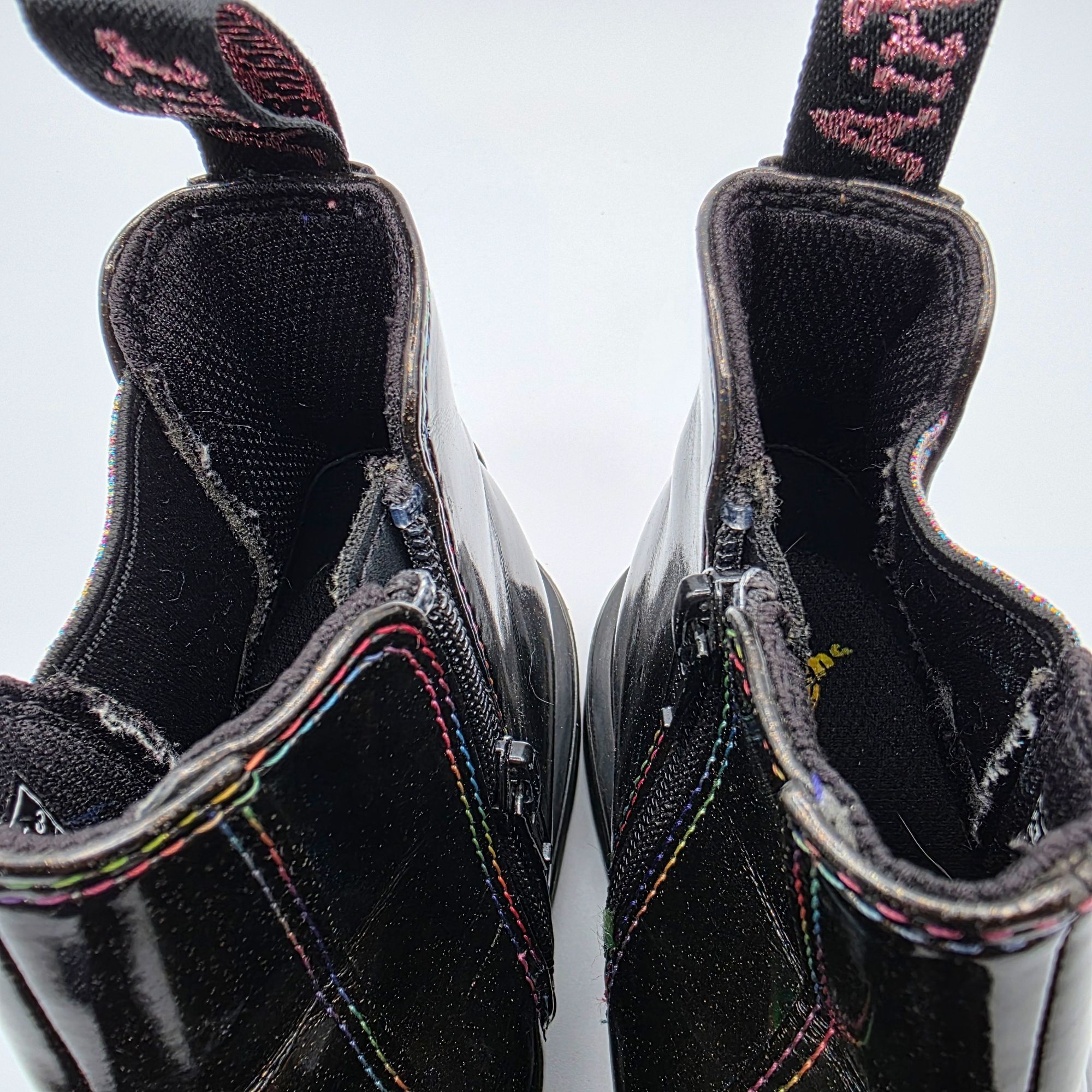 Dr. Martens Dr Martens 2976 Sparkle Rays Womens Size 5 Black Boots Walki Size US 5 / IT 35 - 9 Thumbnail