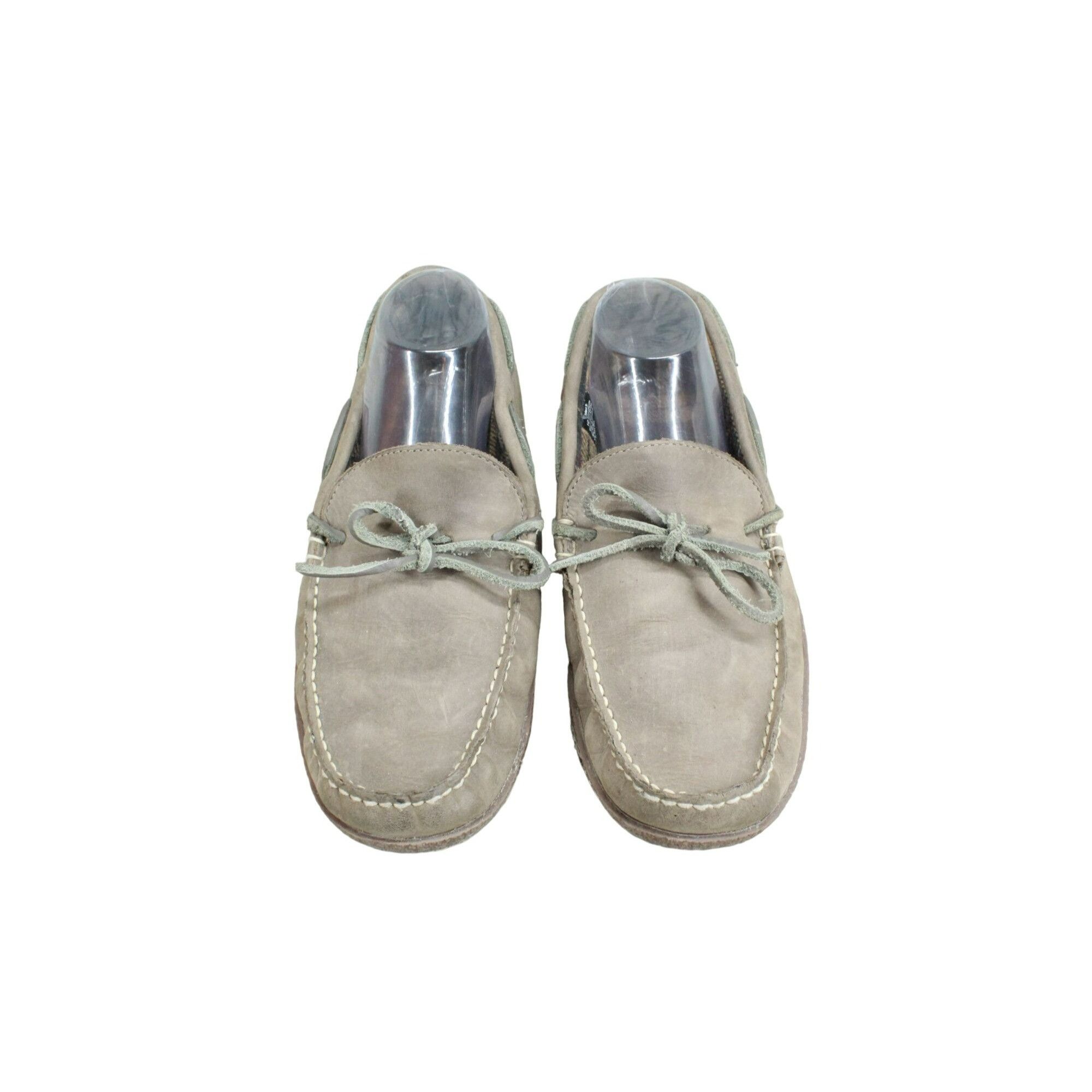 L.L. Bean × Leather LL Bean Mens Flannel-Lined Comfort Handsewn Slippers Size US 10 / EU 43 - 5 Thumbnail
