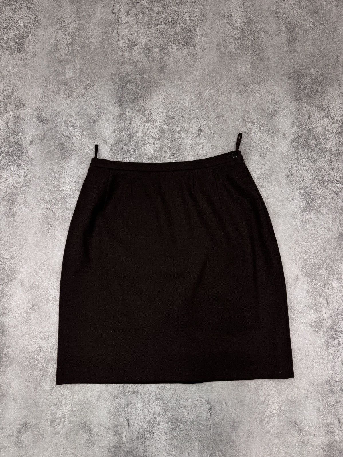 Prada Prada Women Wool Classic Brown Skirt Size 42(XS) Size 28" / US 6 / IT 42 - 1 Thumbnail