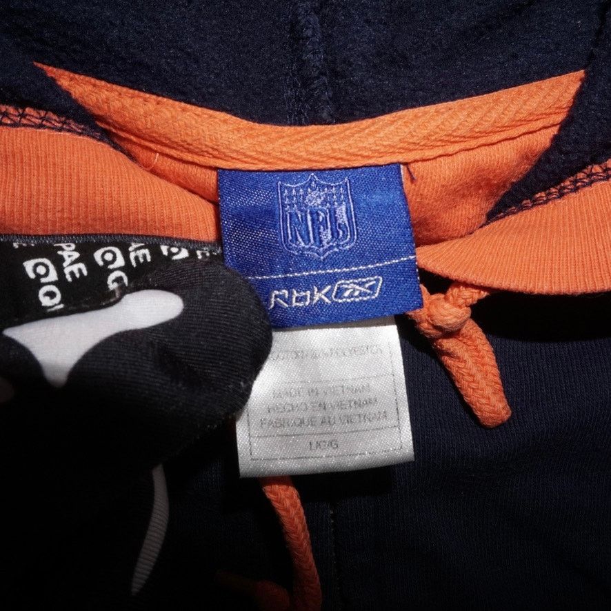 Reebok Large - Vintage Y2K Broncos Denver football NFL 00s hoodie Size US L / EU 52-54 / 3 - 3 Thumbnail