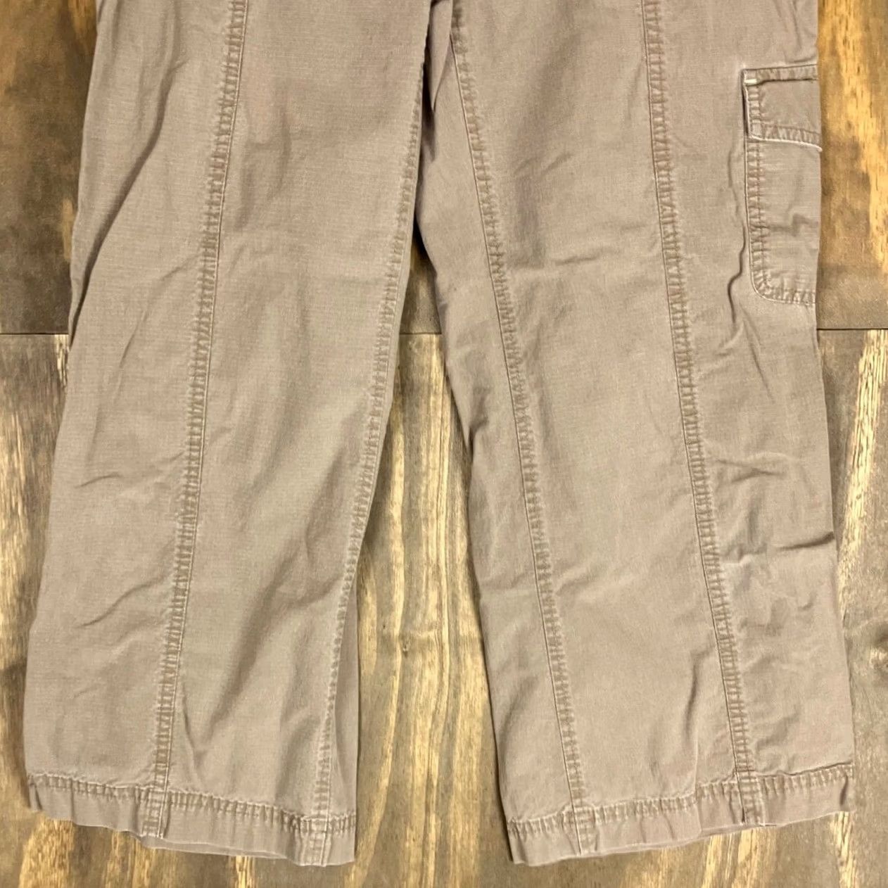 Eddie Bauer Eddie Bauer Womens Pants Brown Mid Rise Vashon Fit Capri Cotton Blend Stretch 8 Pants Womens Size 24" / US 00 / IT 34 - 3 Thumbnail