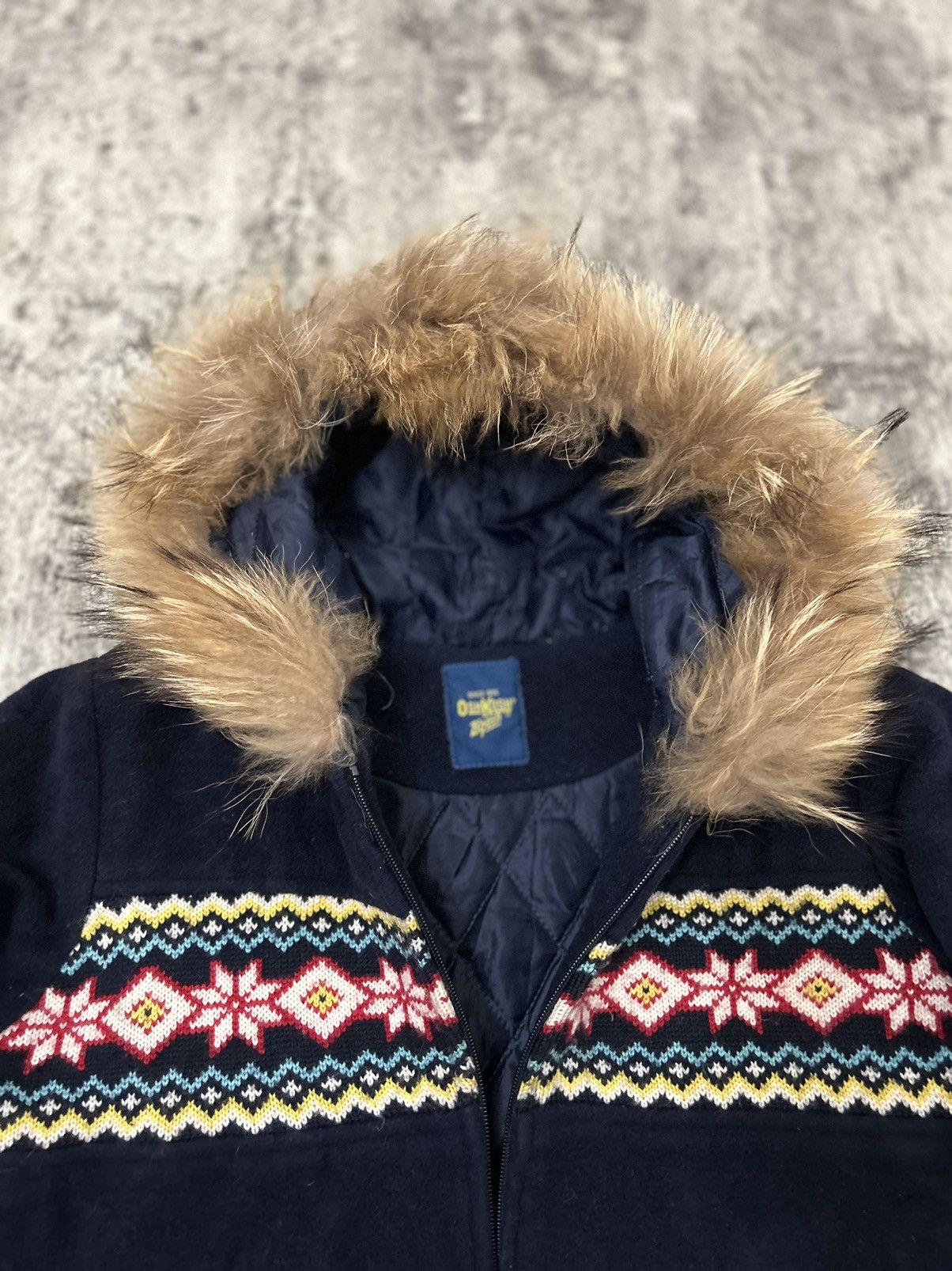 If Six Was Nine × Le Grande Bleu (L.G.B.) × Oshkosh Oshkosh Navajo Fur Jacket Size US S / EU 44-46 / 1 - 5 Thumbnail