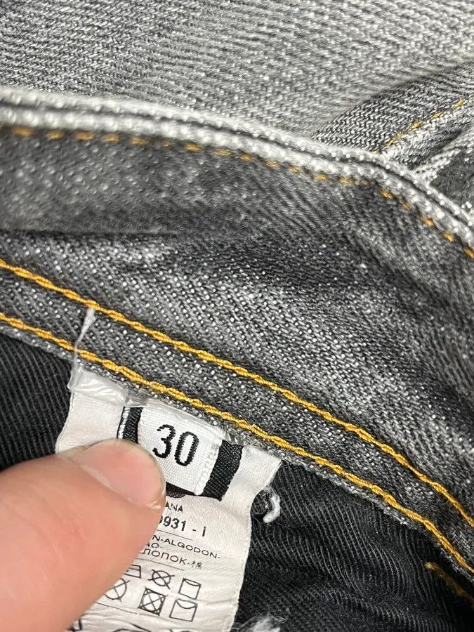 Dolce & Gabbana SS2006 Dolce & Gabbana Dirty Effect Grey Denim Jeans Size US 30 / EU 46 - 11 Thumbnail