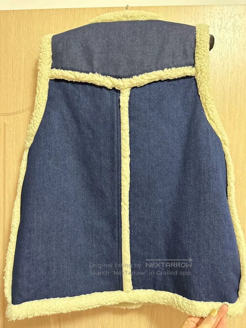 Schott Schott Lambhair vest Size S / US 4 / IT 40 - 2 Thumbnail