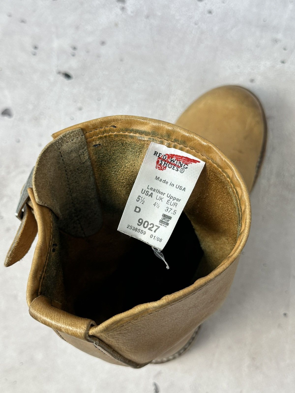 Red Wing Red Wing 9027 Leather Beige Made in USA Women’s Boots Size US 7.5 / IT 37.5 - 17 Thumbnail