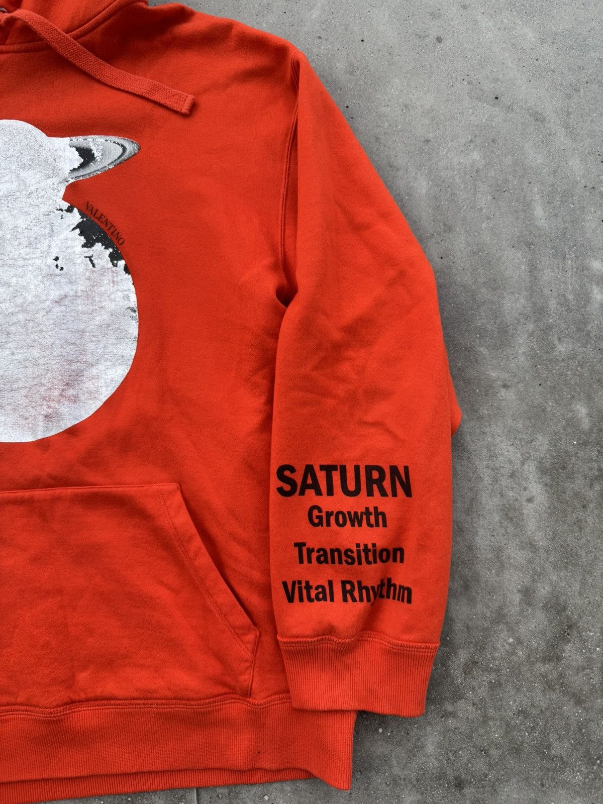 Designer × Valentino Valentino Orange Saturn hoodie Size US M / EU 48-50 / 2 - 2 Thumbnail