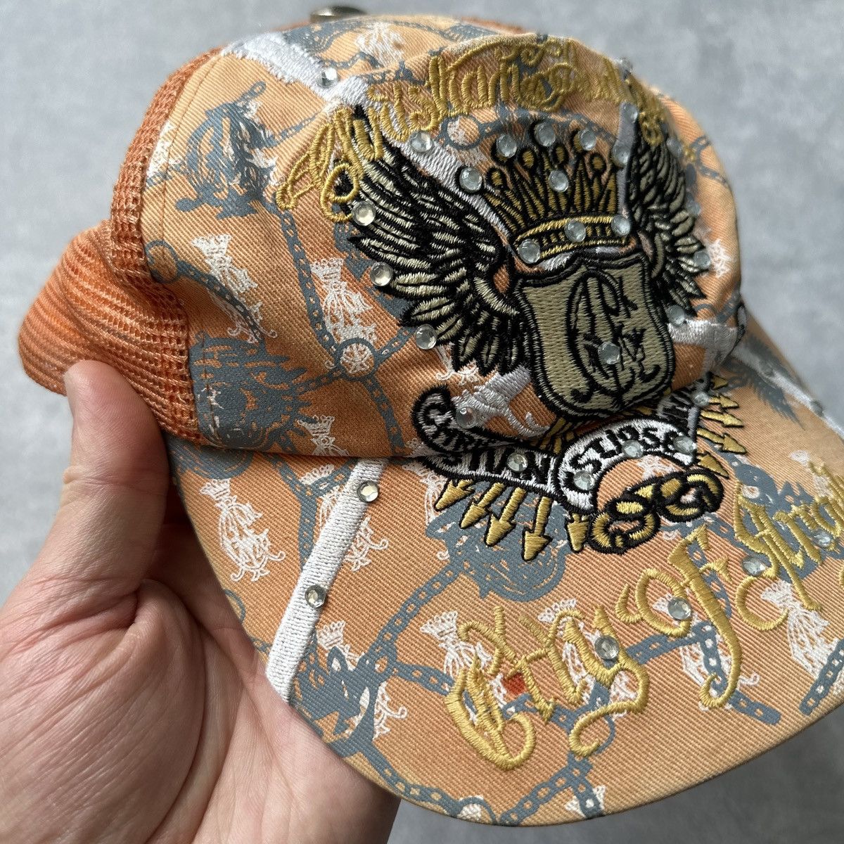 Christian Audigier Christian Audigier x Ed Hardy Hat Print Cap Size ONE SIZE - 3 Thumbnail