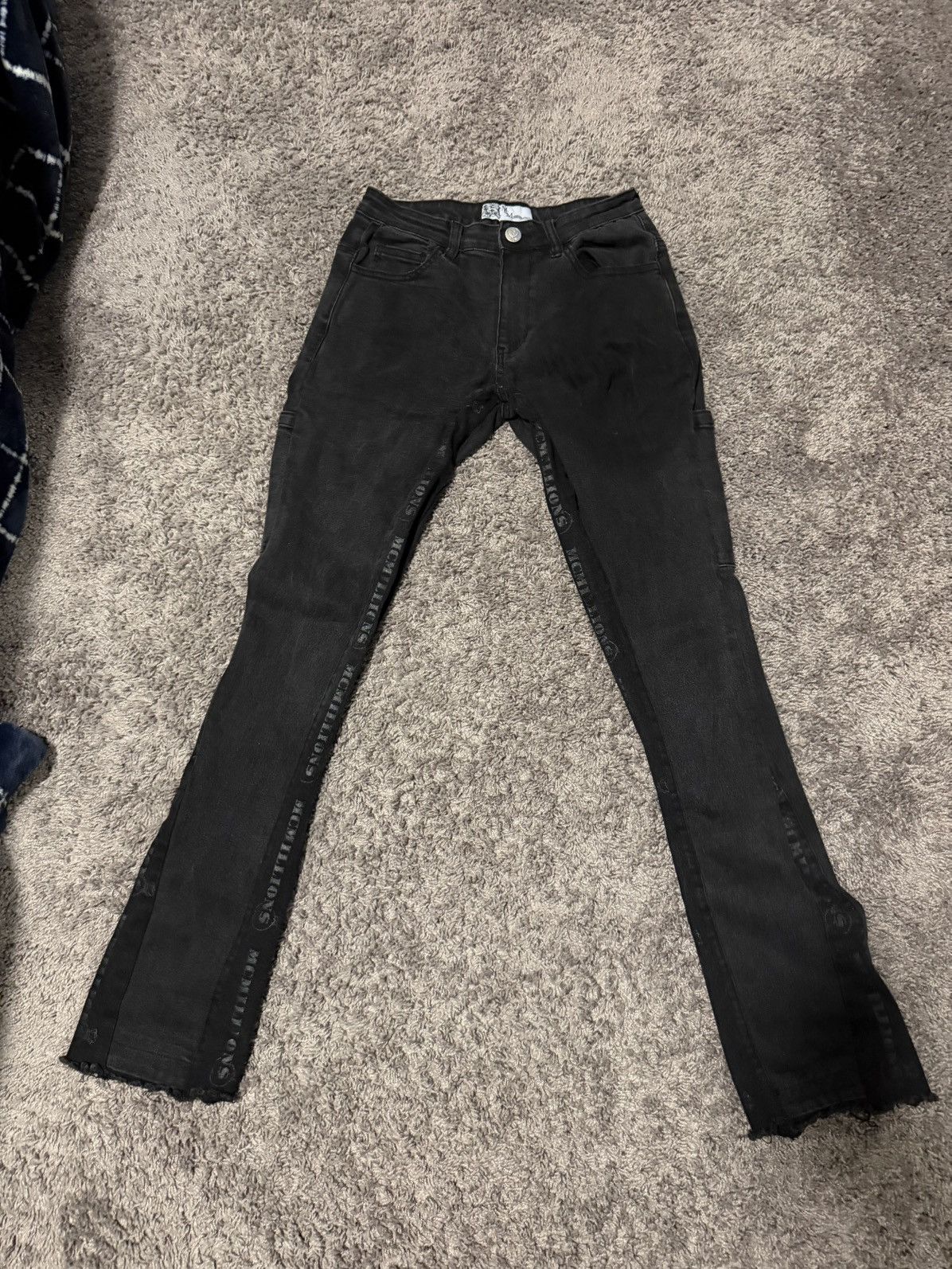 Other “McMillion” Black Stacked Jeans Size US 30 / EU 46 - 1 Thumbnail
